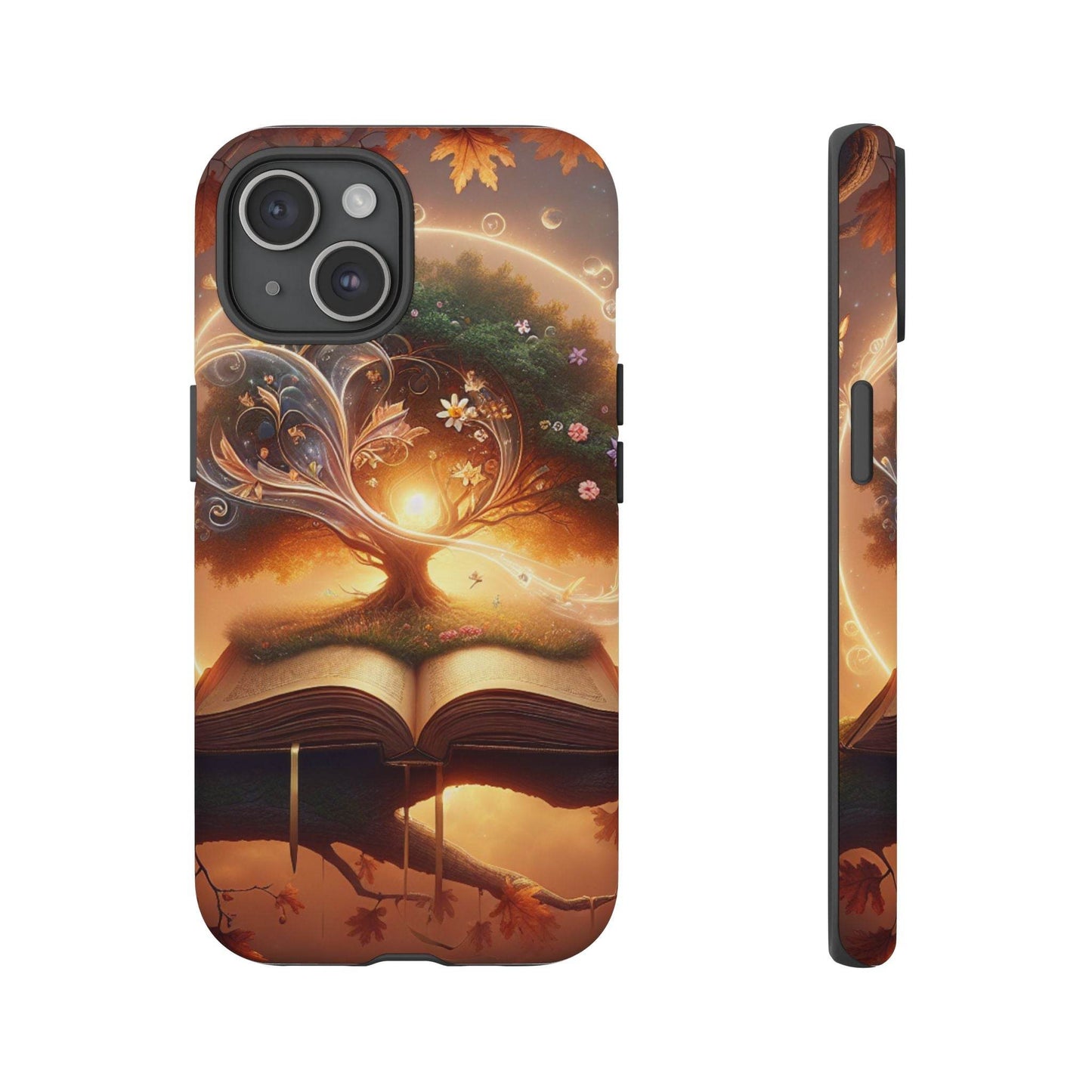 Nature-Inspired iPhone & Samsung Phone Case with Tree of Life Design - The Dreamer's Bookshop.