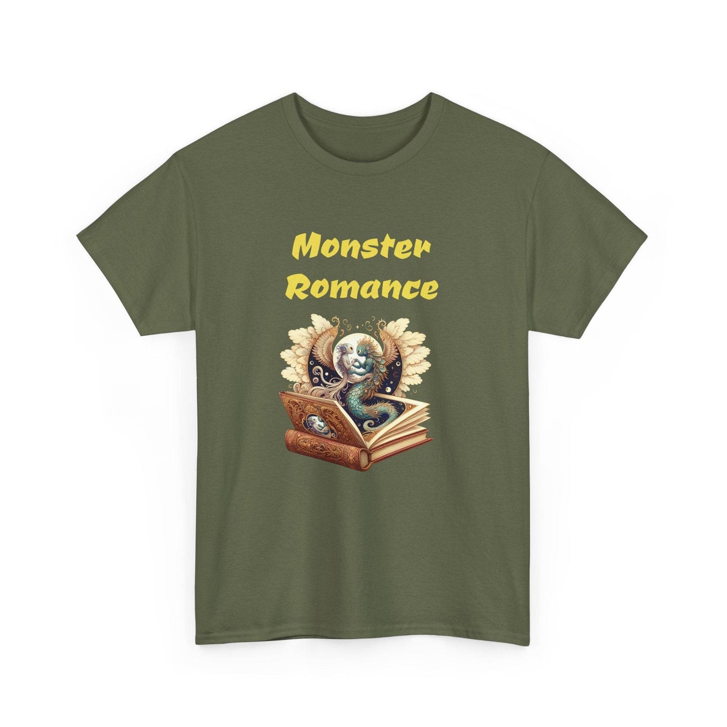 Fantasy - Graphic Tee - Unisex Heavy Cotton T-Shirt Monster Romance Books - The Dreamer's Bookshop.