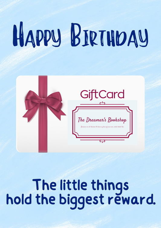 The Dreamer's Bookshop "The Little Things" Happy Birthday Card - The Dreamer's Bookshop.