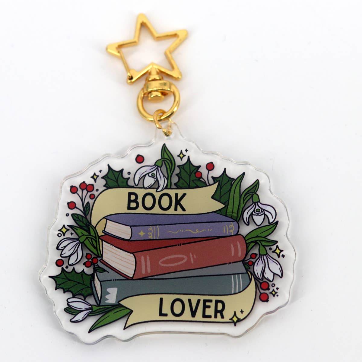 Sleutelhanger Acryl Book Lover - The Dreamer's Bookshop.