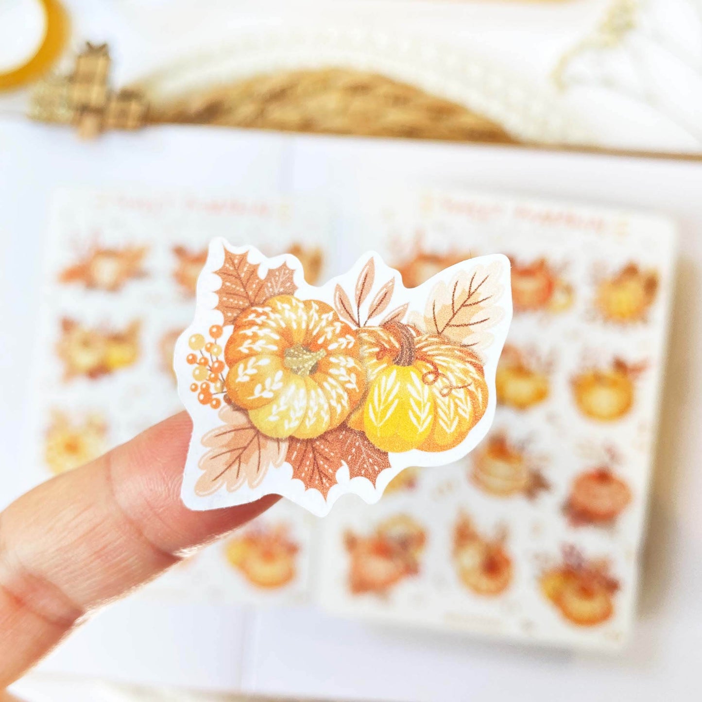 LETTOOn - Stickervel - Sweet Pumpkin - The Dreamer's Bookshop.