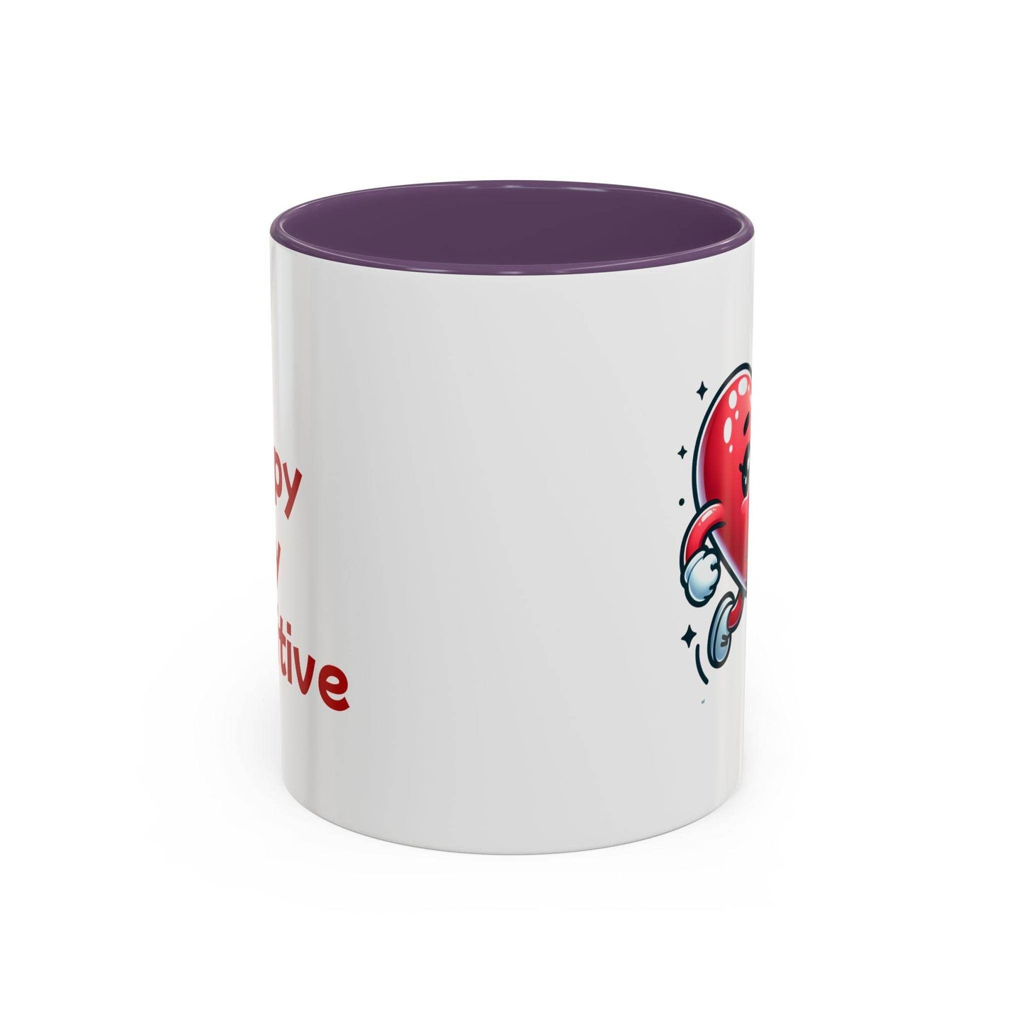 Cute Heart Character Coffee Mug - 11 & 15oz - The Dreamer's Bookshop.