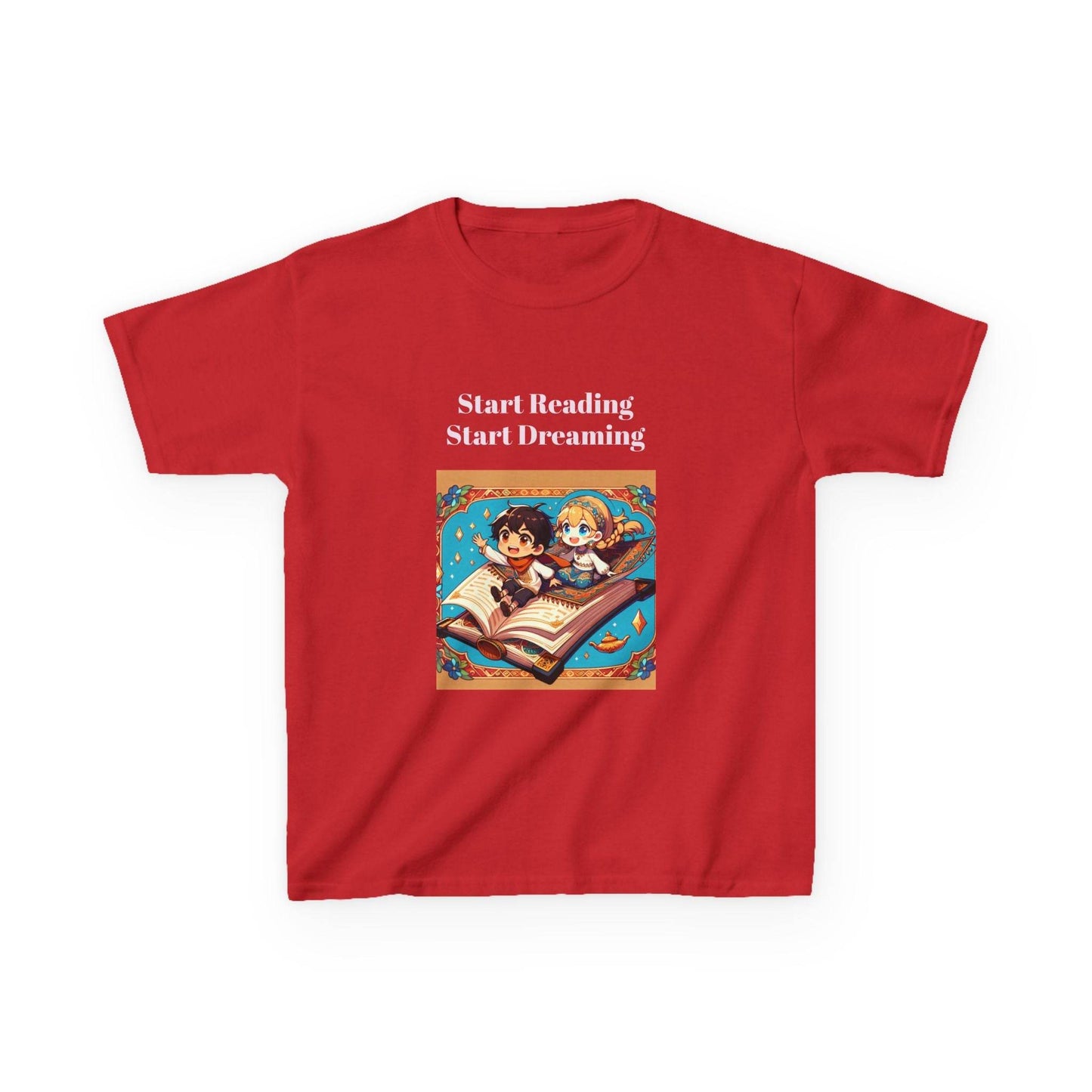 EU - Kids Start Reading Start Dreaming Tee - The Dreamer's Bookshop.