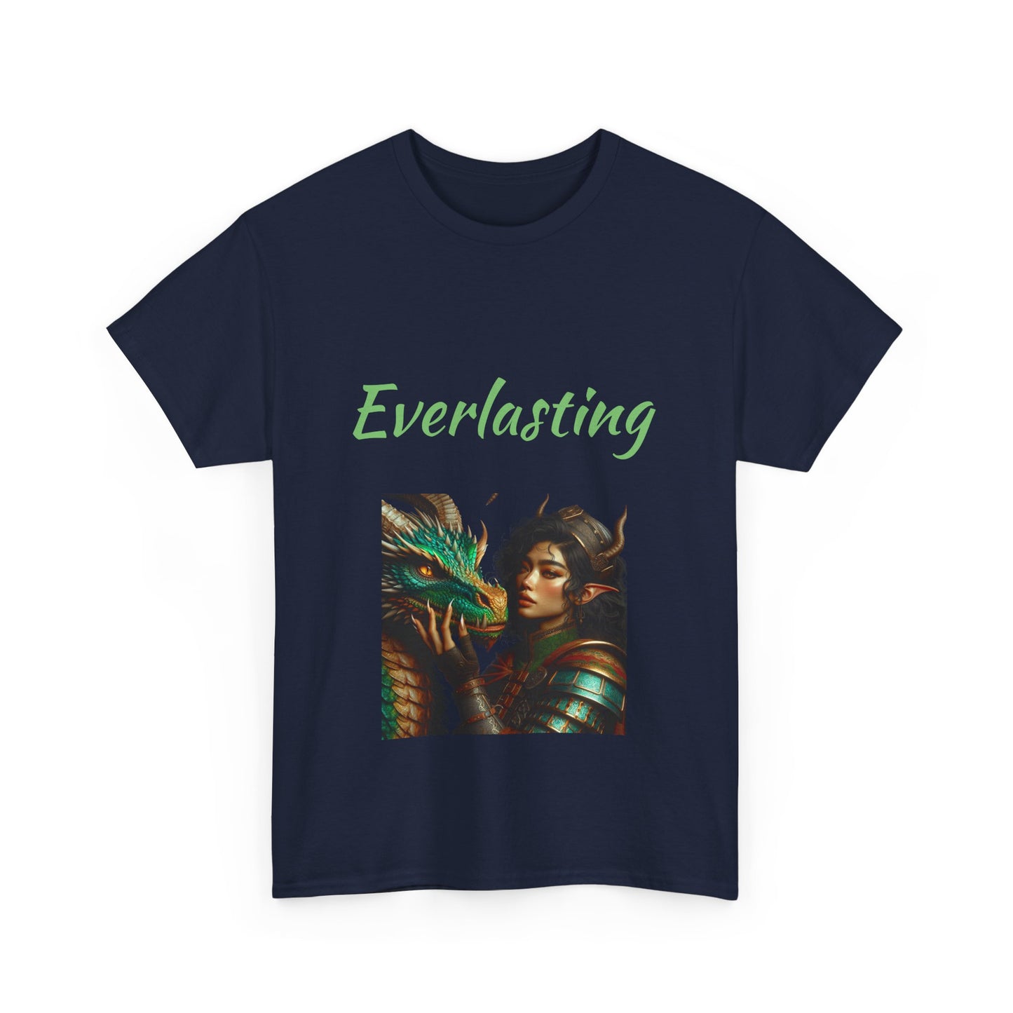 Book Lover's Unisex Heavy Cotton Tee - "Everlasting" - The Dreamer's Bookshop.