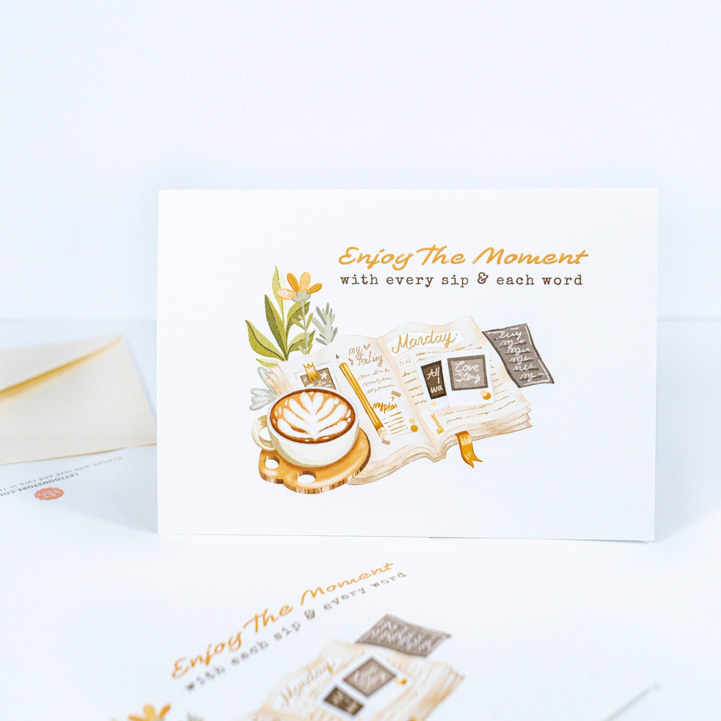LETTOOn - Heerlijke leestijd - Enjoy The Moment Card - The Dreamer's Bookshop.