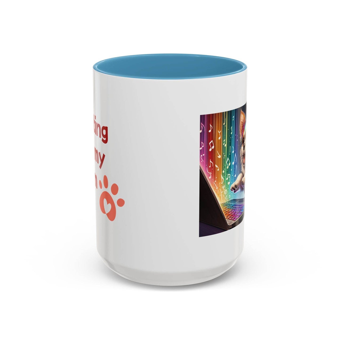 Cute Dog Writer Coffee Mug - 11 & 15oz for Book Lovers - The Dreamer's Bookshop.