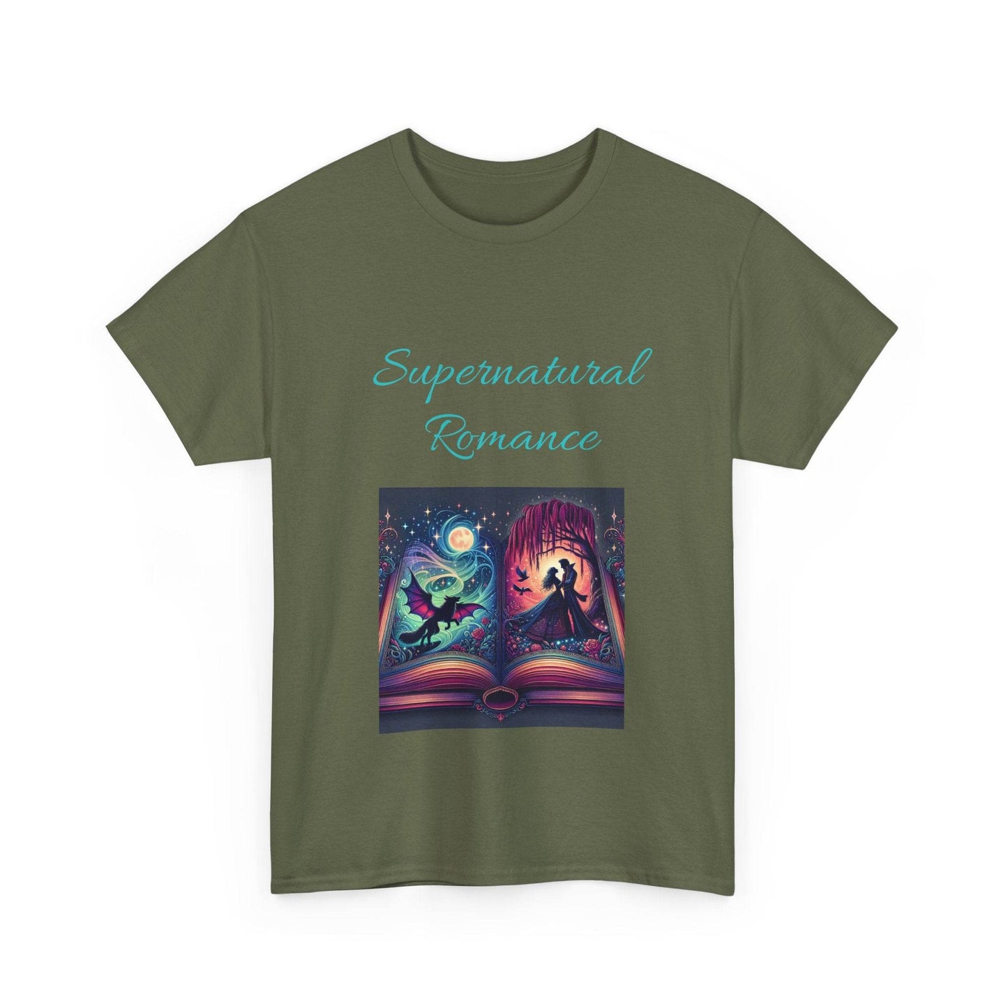 Fantasy - Unisex Heavy Cotton Tee - Supernatural Romance - The Dreamer's Bookshop.