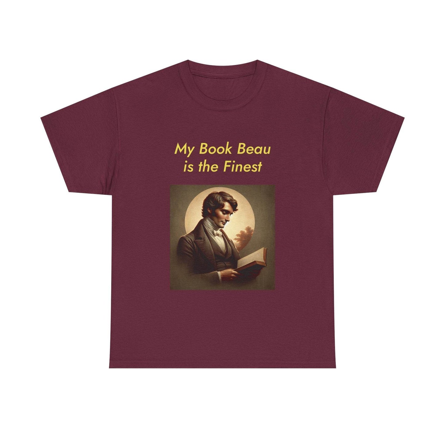My Book Beau Unisex Heavy Cotton Tee - Perfect for Literature Lovers - The Dreamer's Bookshop.