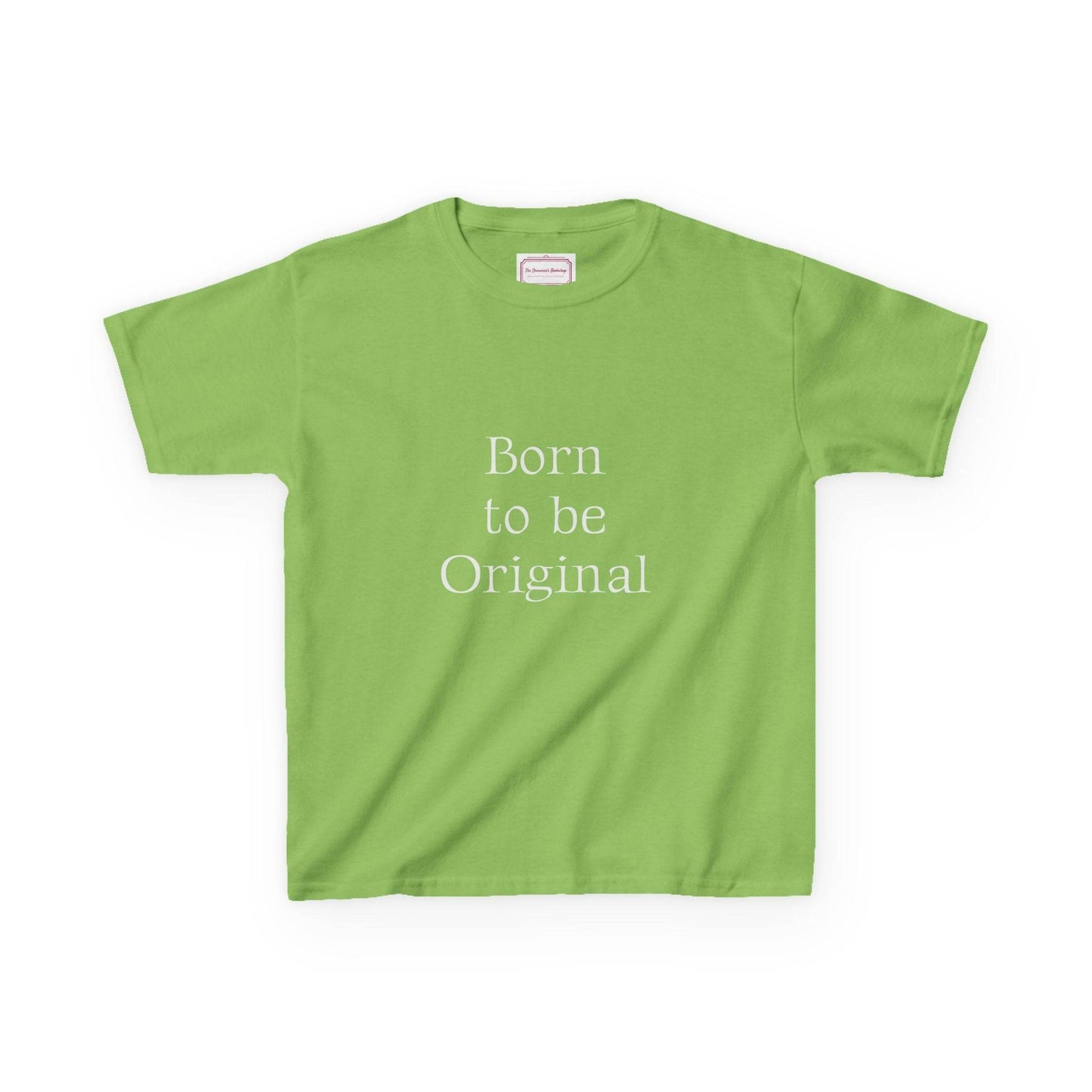 EU - Kids 'Born to be Original' Cotton Tee - Support Young Creators - The Dreamer's Bookshop.