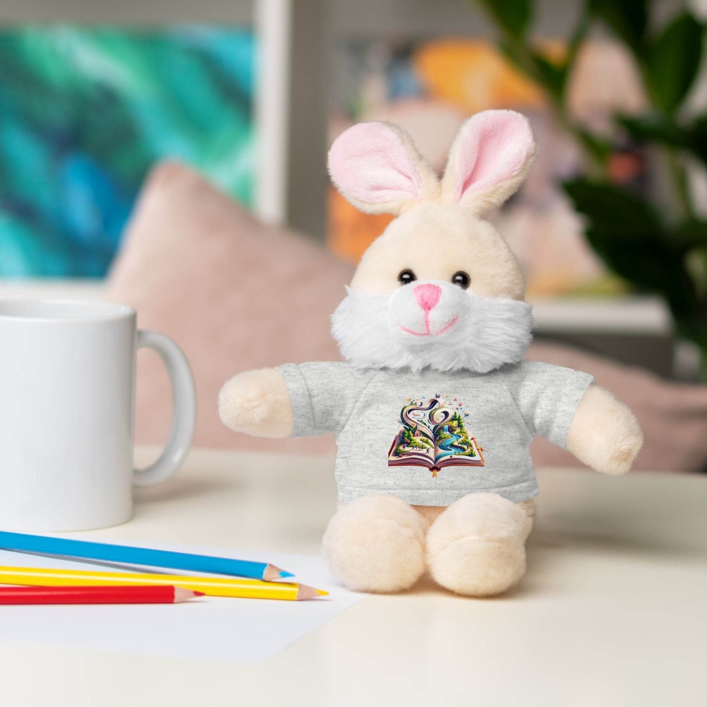Personalized Stuffed Animal with Tee - Perfect Gift for Kids and Baby Showers - The Dreamer's Bookshop.