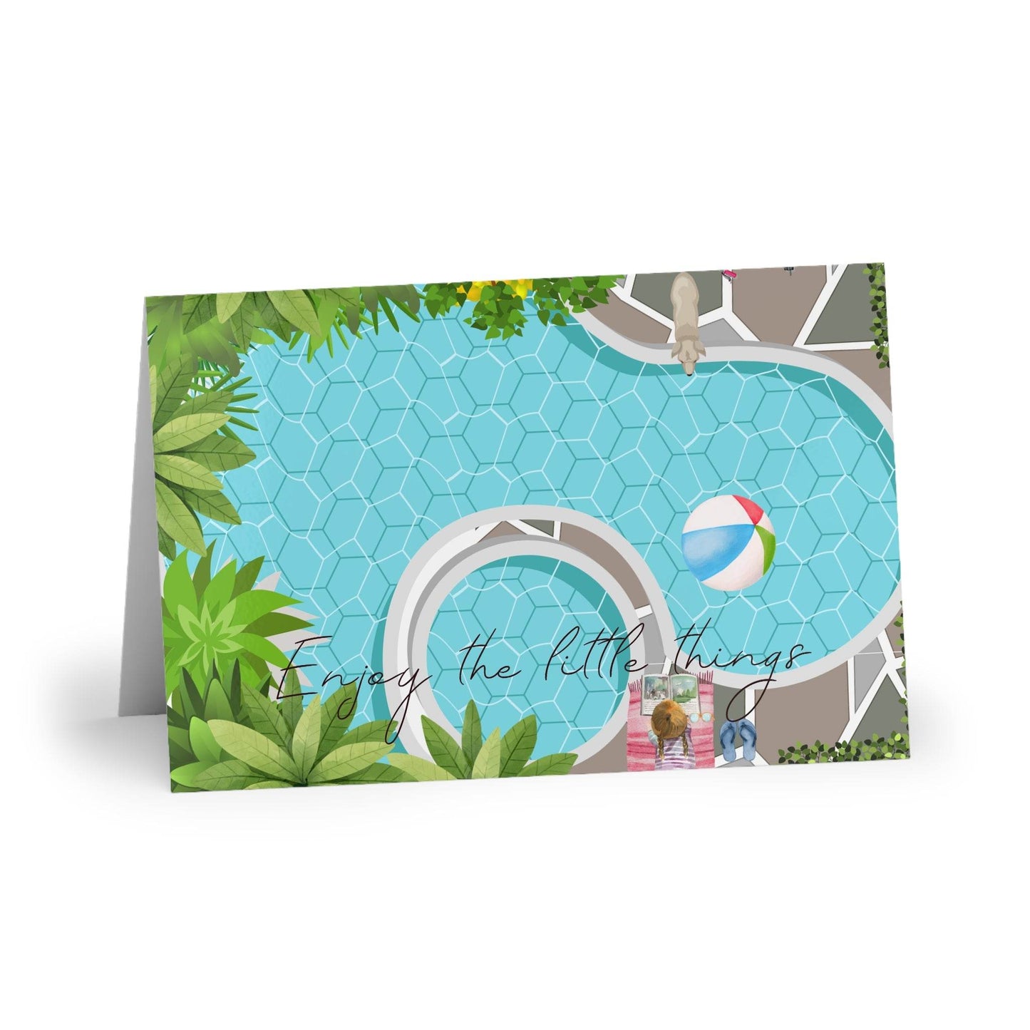The Dreamer's Bookshop "Poolday" Enjoy the Little Things Card - The Dreamer's Bookshop.