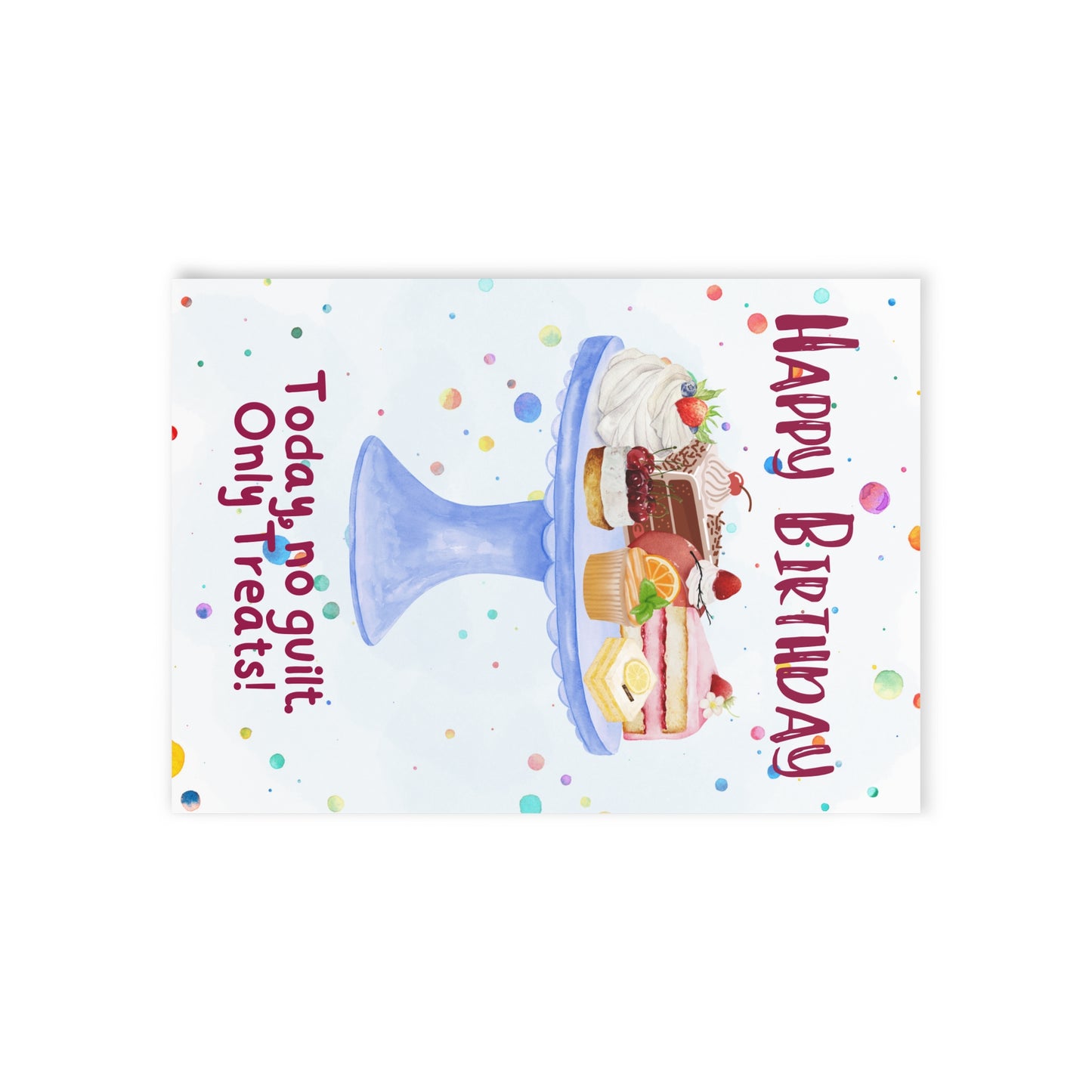 The Dreamer's Bookshop "Just Treats" Birthday Card - The Dreamer's Bookshop.