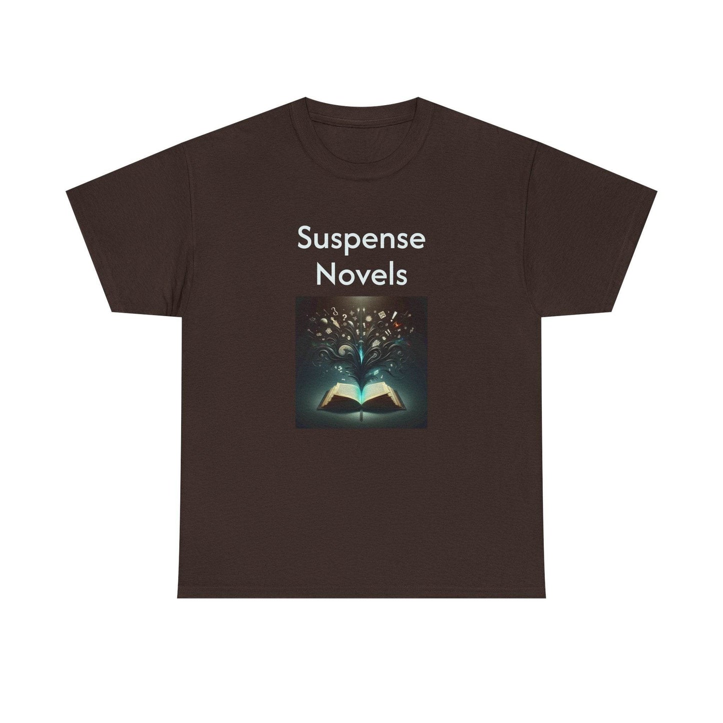 Fiction - Graphic Tee - Unisex Heavy Cotton T-Shirt Suspense Novels - The Dreamer's Bookshop.
