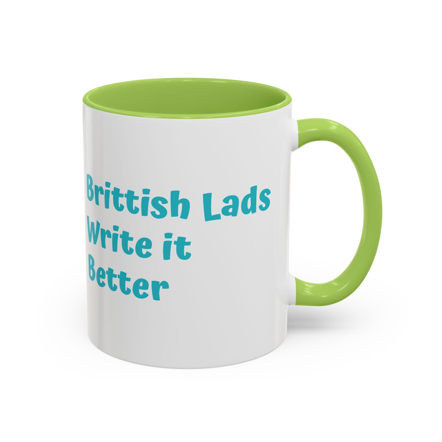 Brittish Lads Write it Better Coffee Mug - Gift for Book Lovers