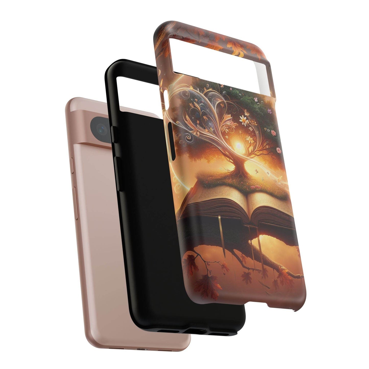 Google & Samsung - Artistic Phone Case with BookishTree Design - Tough Cases - The Dreamer's Bookshop.