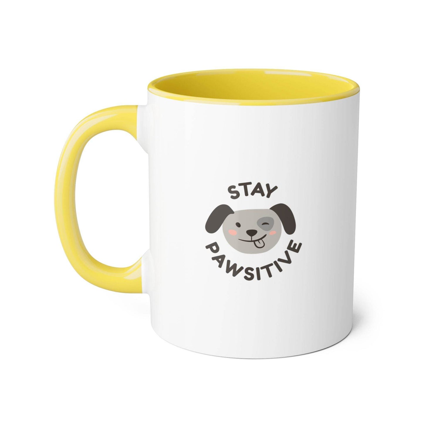 Funny Pawsitive Mug - 11oz Cup for Coffee Lovers - The Dreamer's Bookshop.