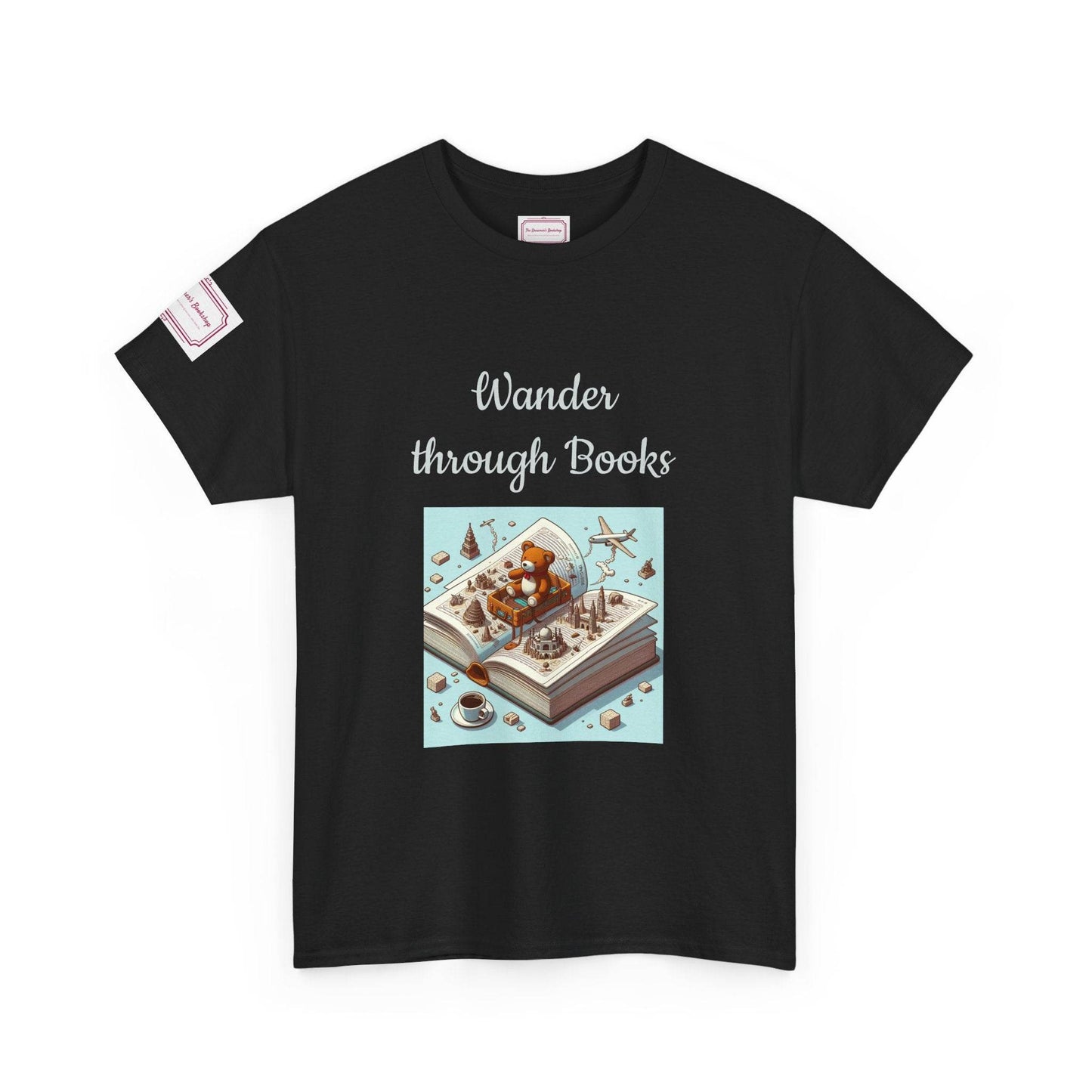 Wander - Unisex Heavy Cotton Tee - Perfect for Book Lovers - The Dreamer's Bookshop.