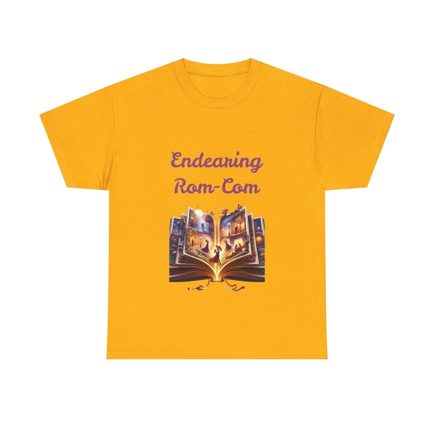 Endearing - Unisex Heavy Cotton Tee - Rom-Com Books - The Dreamer's Bookshop.