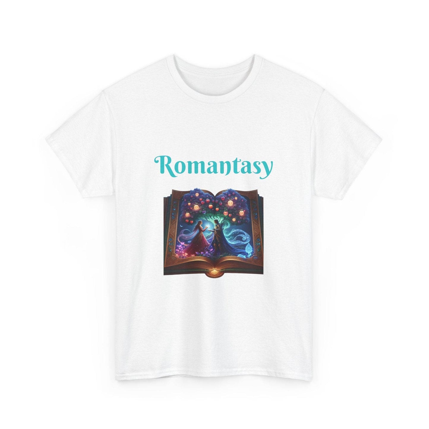 Fantasy - Graphic Tee - Unisex Heavy Cotton T-Shirt Romantasy Books - The Dreamer's Bookshop.