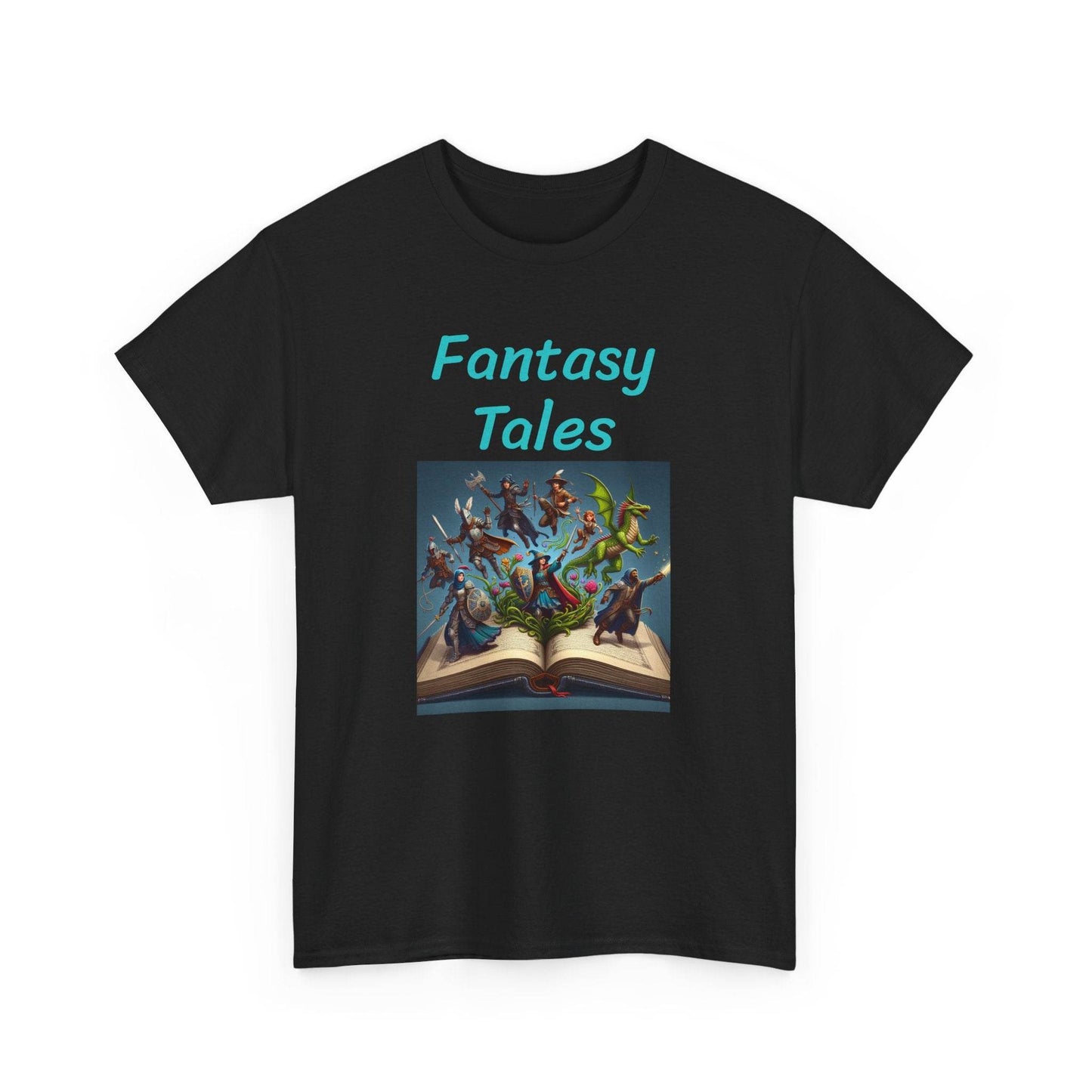 Magic - Graphic Tee - Unisex Heavy Cotton T-Shirt - Fantasy Tales - The Dreamer's Bookshop.