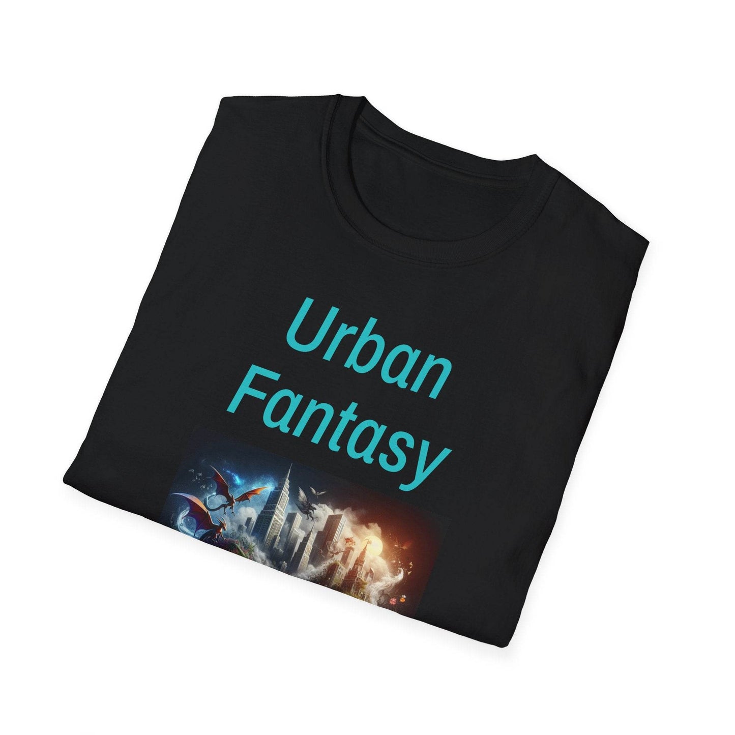 Urban Fantasy Unisex Softstyle T-Shirt - Dreamy Graphic Tee for Book Lovers - The Dreamer's Bookshop.