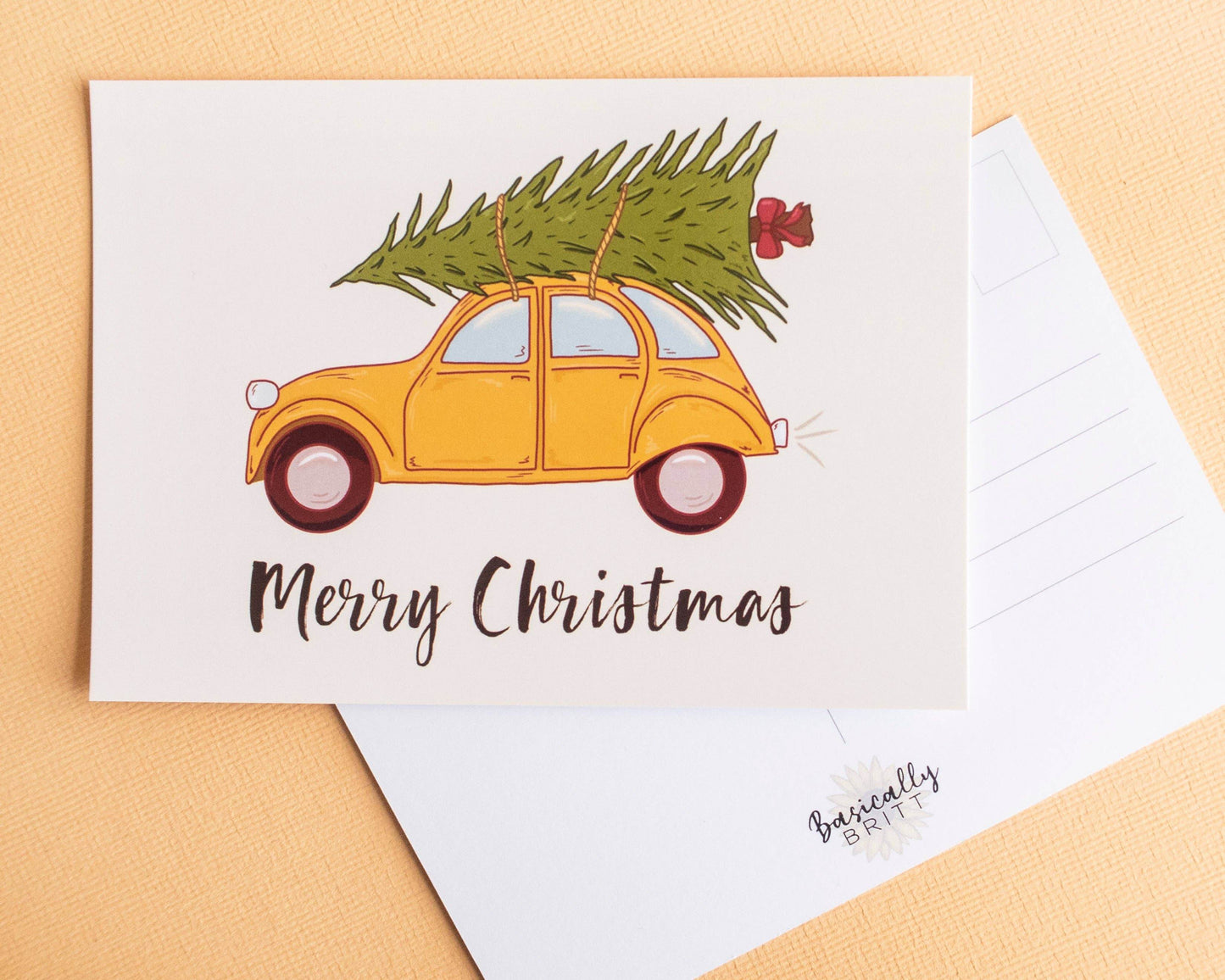 Basically Britt - Christmas Cards - Set of 3 Postcards - The Dreamer's Bookshop.