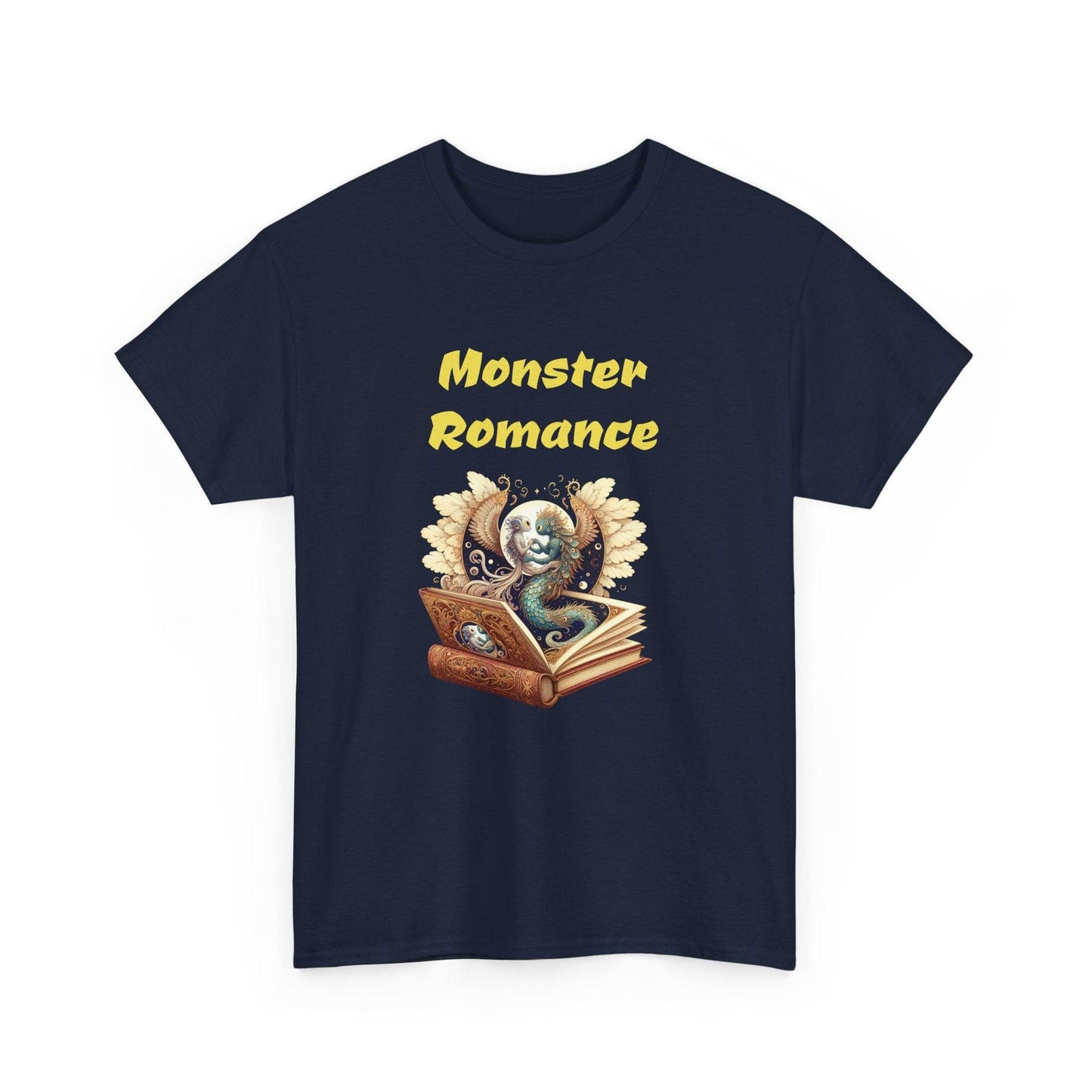 Fantasy - Graphic Tee - Unisex Heavy Cotton T-Shirt Monster Romance Books - The Dreamer's Bookshop.