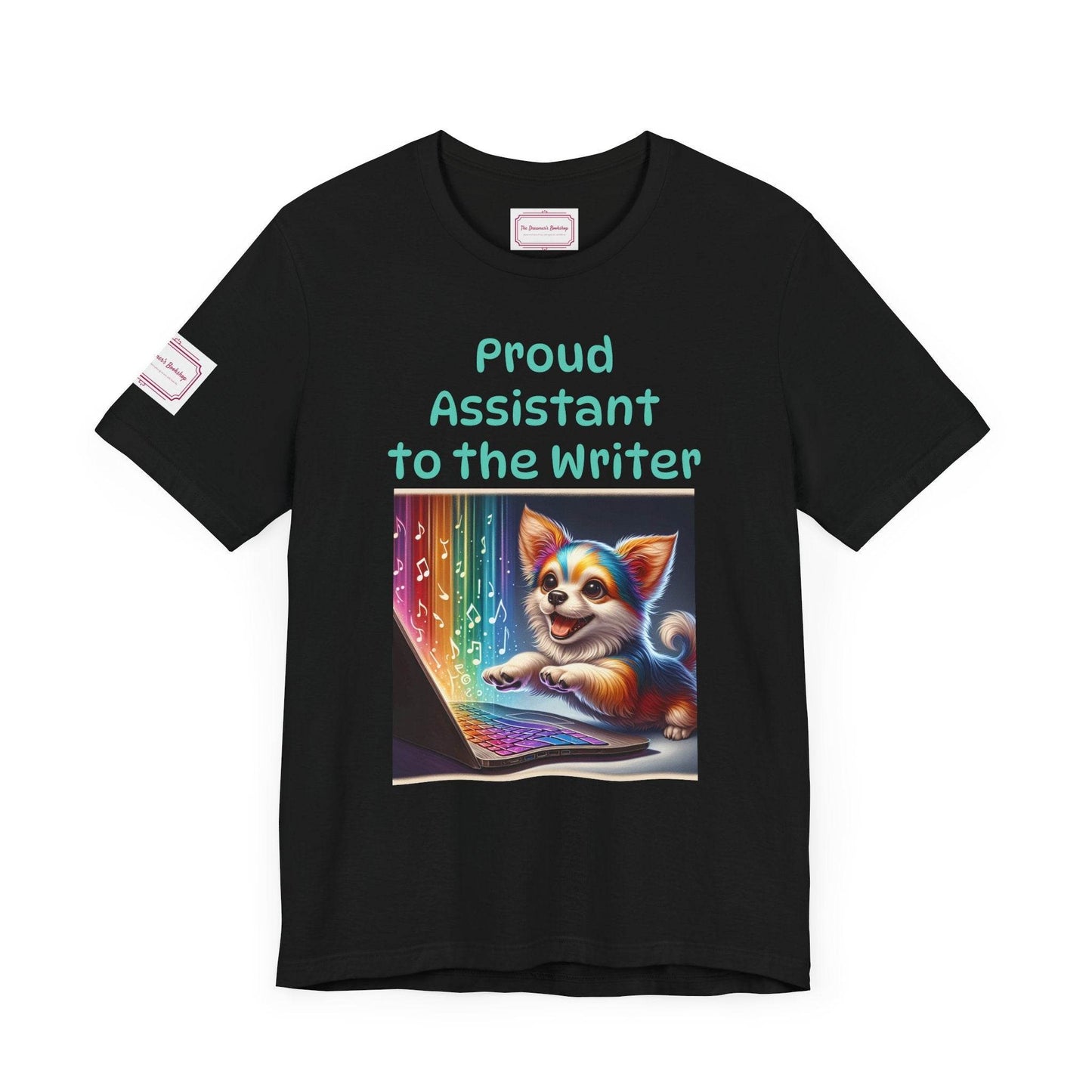 Assistant Writer Tee - Fun Short Sleeve Shirt for Writers & Book Lovers - The Dreamer's Bookshop.
