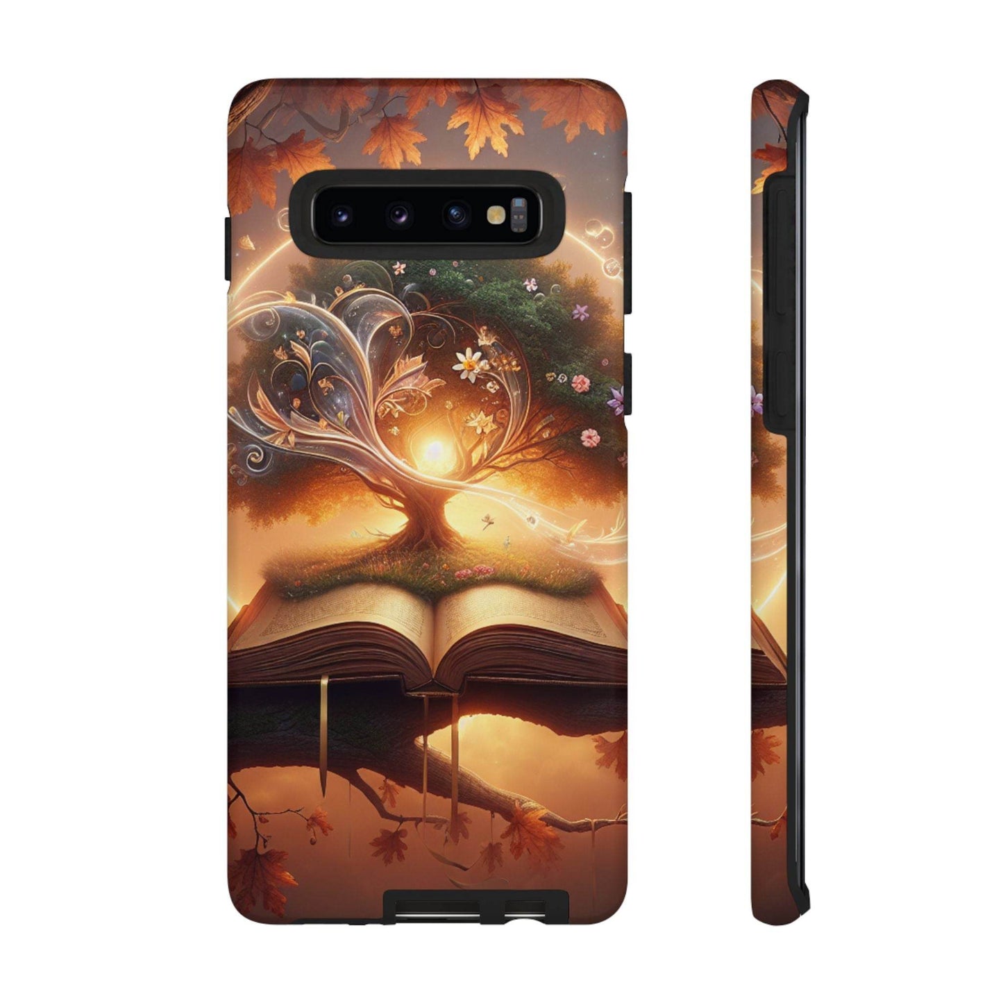 Nature-Inspired iPhone & Samsung Phone Case with Tree of Life Design - The Dreamer's Bookshop.