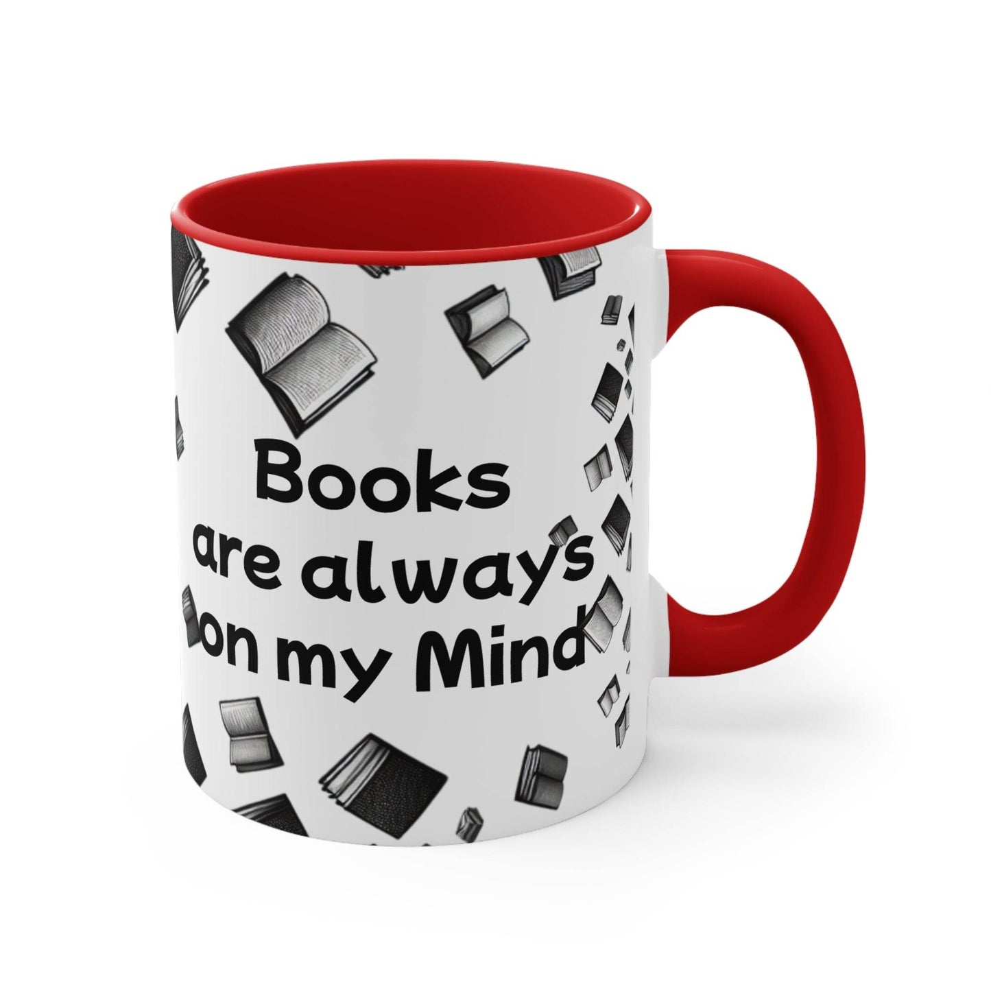 Book Lover's 11oz Colorful Accent Mug - Perfect Gift for Readers - The Dreamer's Bookshop.