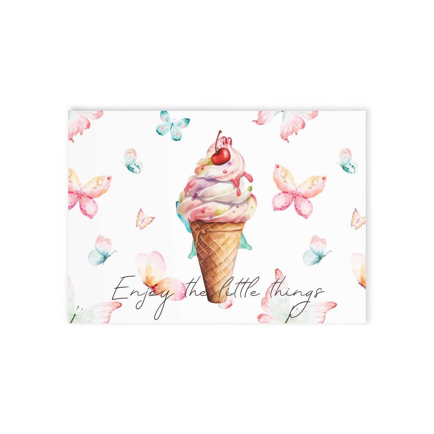 The Dreamer's Bookshop "Gelato" Enjoy the Little Things Card - The Dreamer's Bookshop.