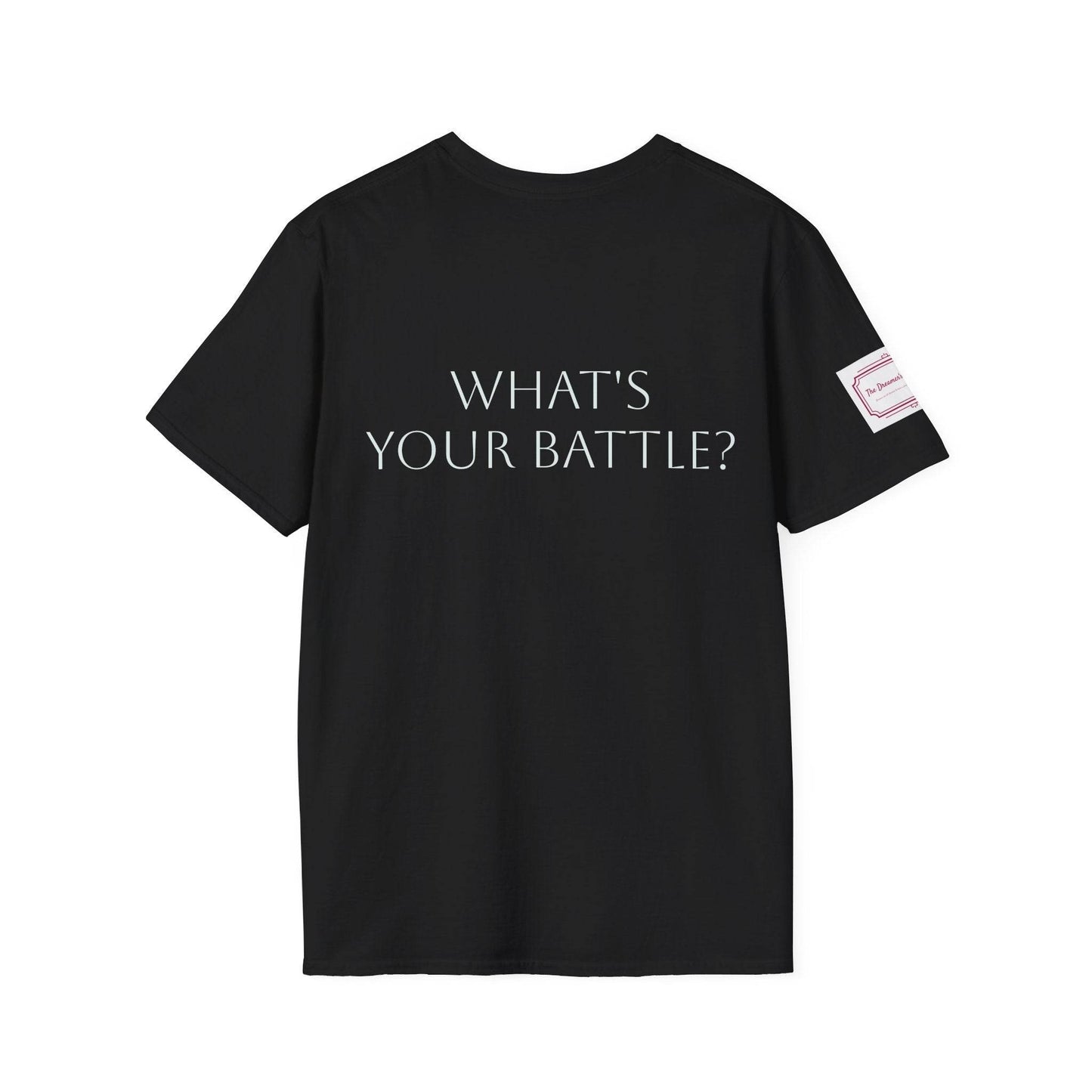 Cancer Warrior Unisex Softstyle T-Shirt - Empowering Graphic Tee for Women's Health Awarenes - The Dreamer's Bookshop.