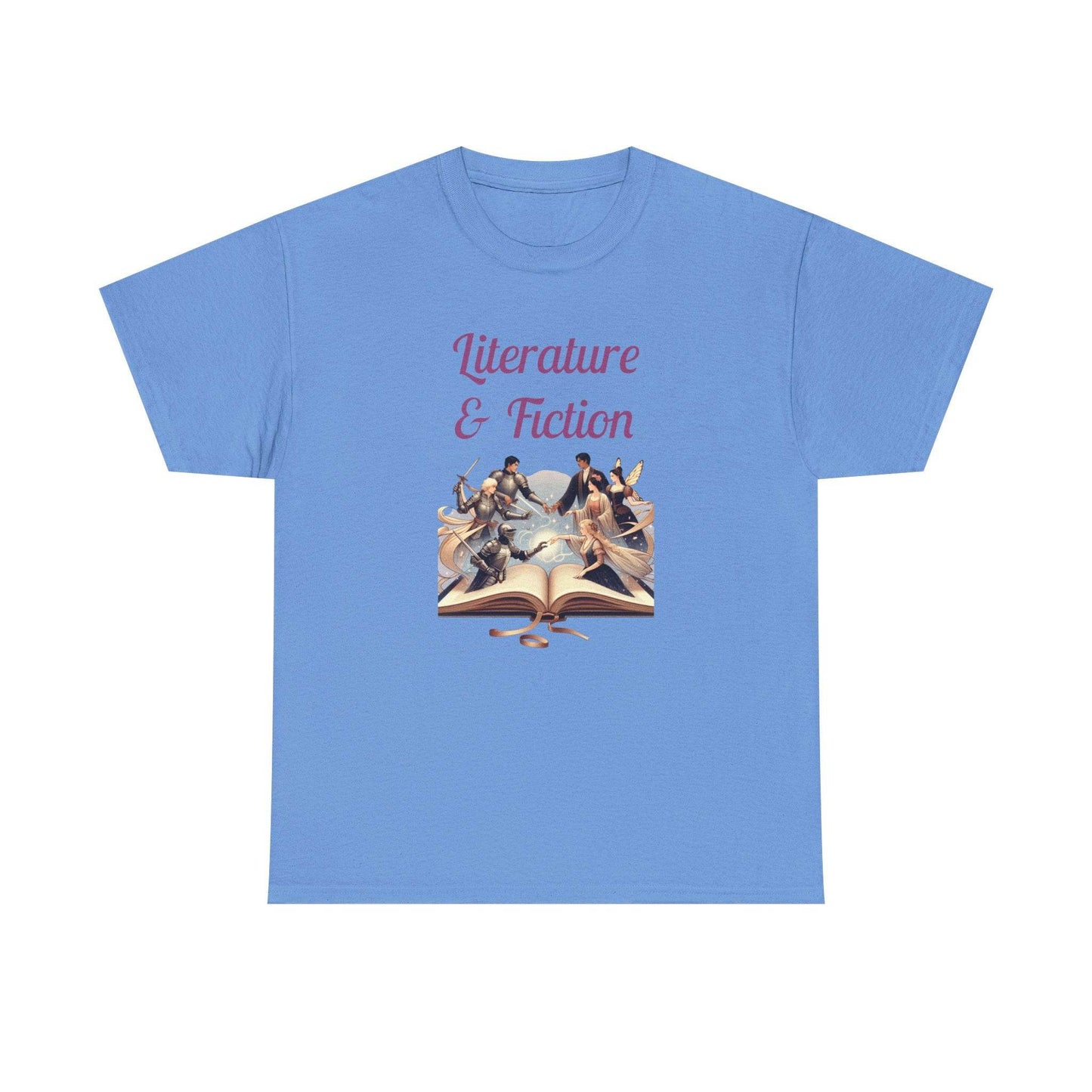Fiction - Graphic Tee - Unisex Heavy Cotton T-Shirt Literature Books - The Dreamer's Bookshop.