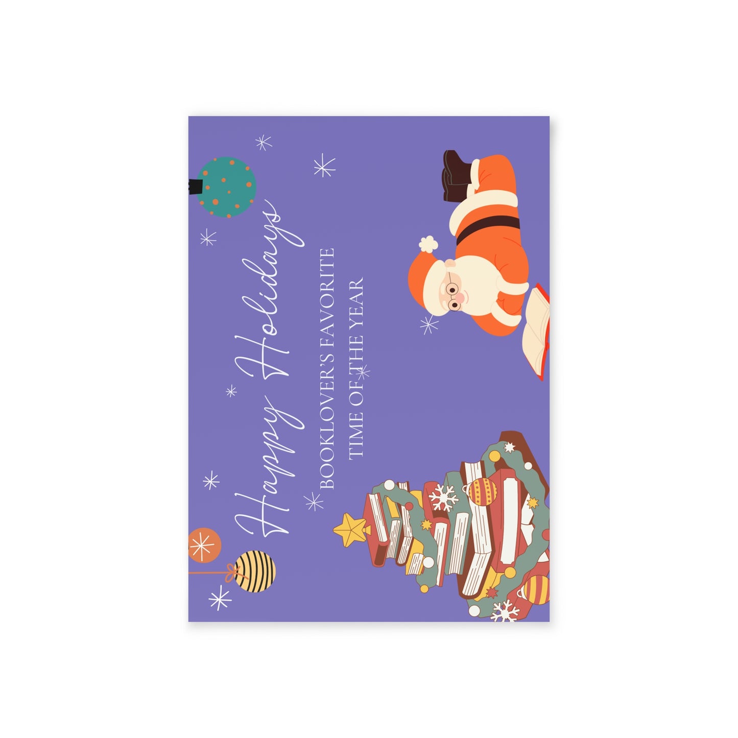 The Dreamer's Bookshop "Booklover's XMas" Cute Christmas Cards