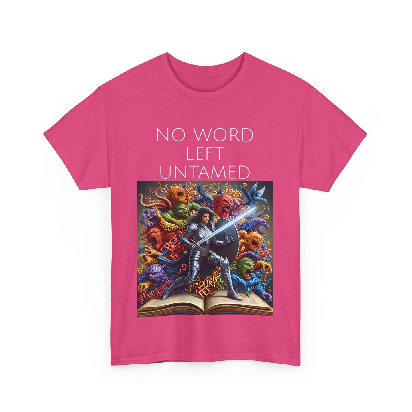 No Word - Unisex Heavy Cotton Tee - Creative Writer's Apparel - The Dreamer's Bookshop.