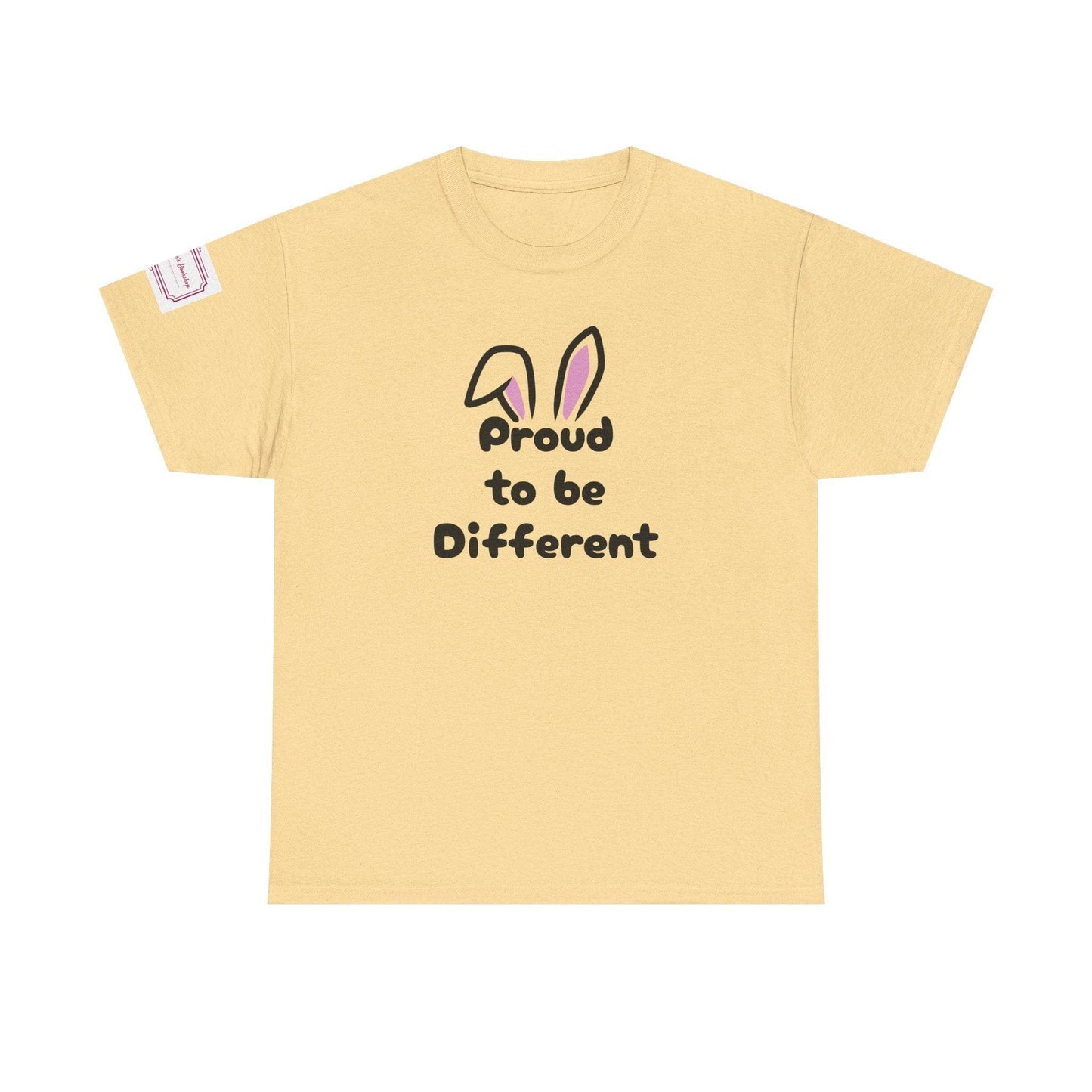 Proud to be Different Unisex Heavy Cotton Tee - Celebrate Individuality - The Dreamer's Bookshop.