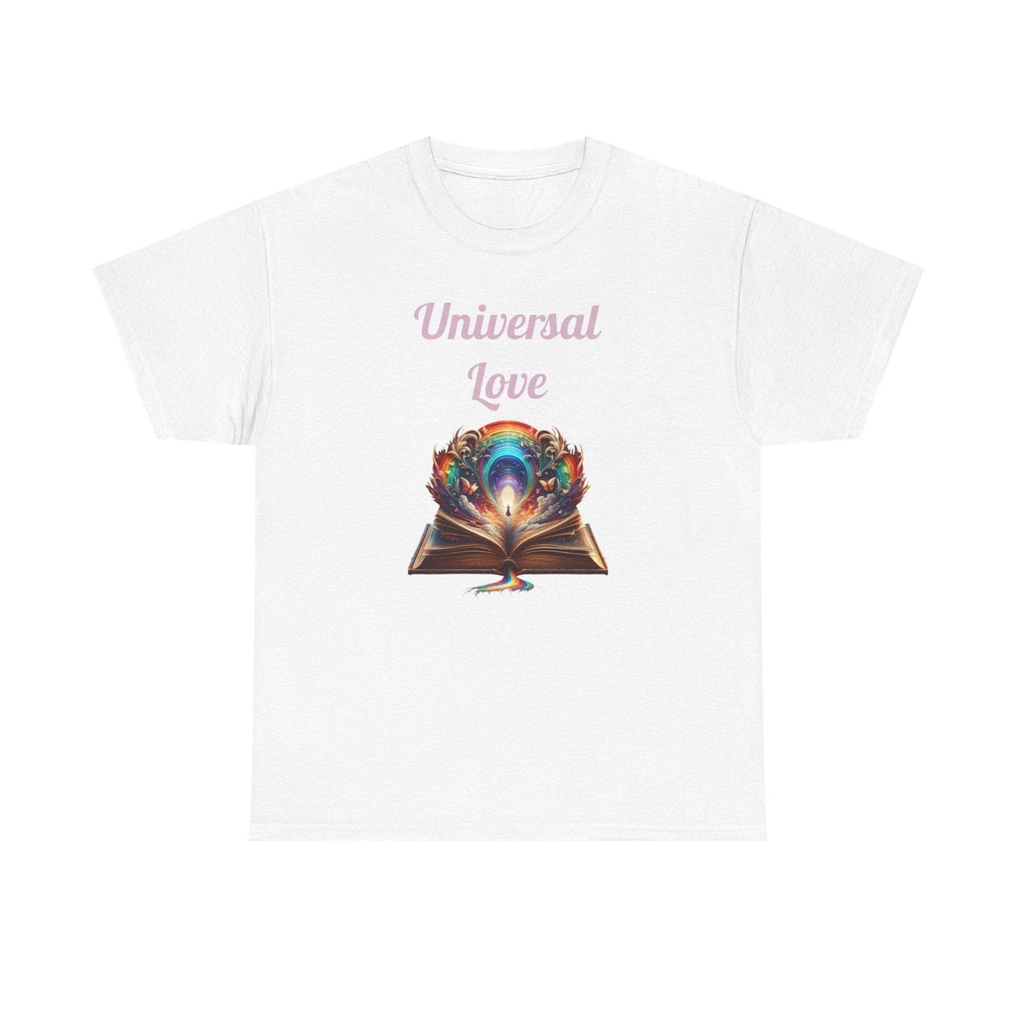 Universal Love - Graphic Tee - Unisex Heavy Cotton T-Shirt Queer Romance Books - The Dreamer's Bookshop.