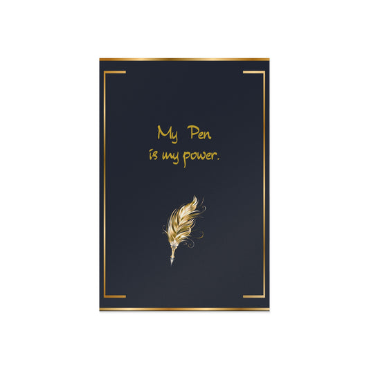 The Dreamer's Bookshop "My Pen is my Power" Art Print Card - The Dreamer's Bookshop.