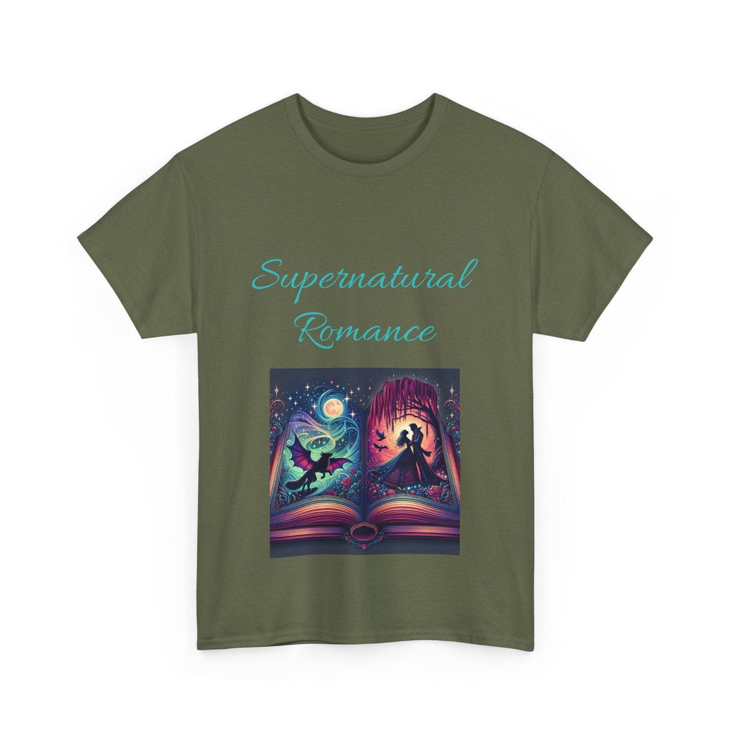 Fantasy - Unisex Heavy Cotton Tee - Supernatural Romance - The Dreamer's Bookshop.