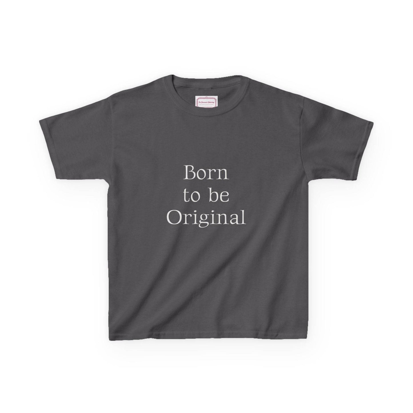 EU - Kids 'Born to be Original' Cotton Tee - Support Young Creators - The Dreamer's Bookshop.