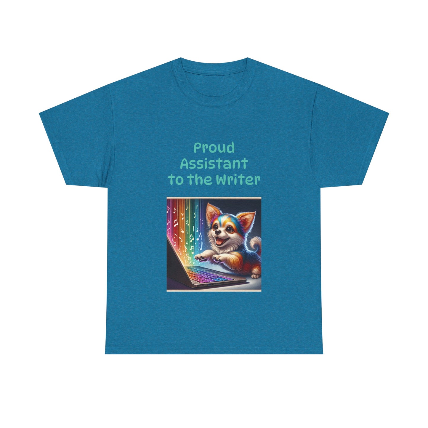 Book Lover's Unisex Heavy Cotton Tee - "Assistant Writer" - The Dreamer's Bookshop.
