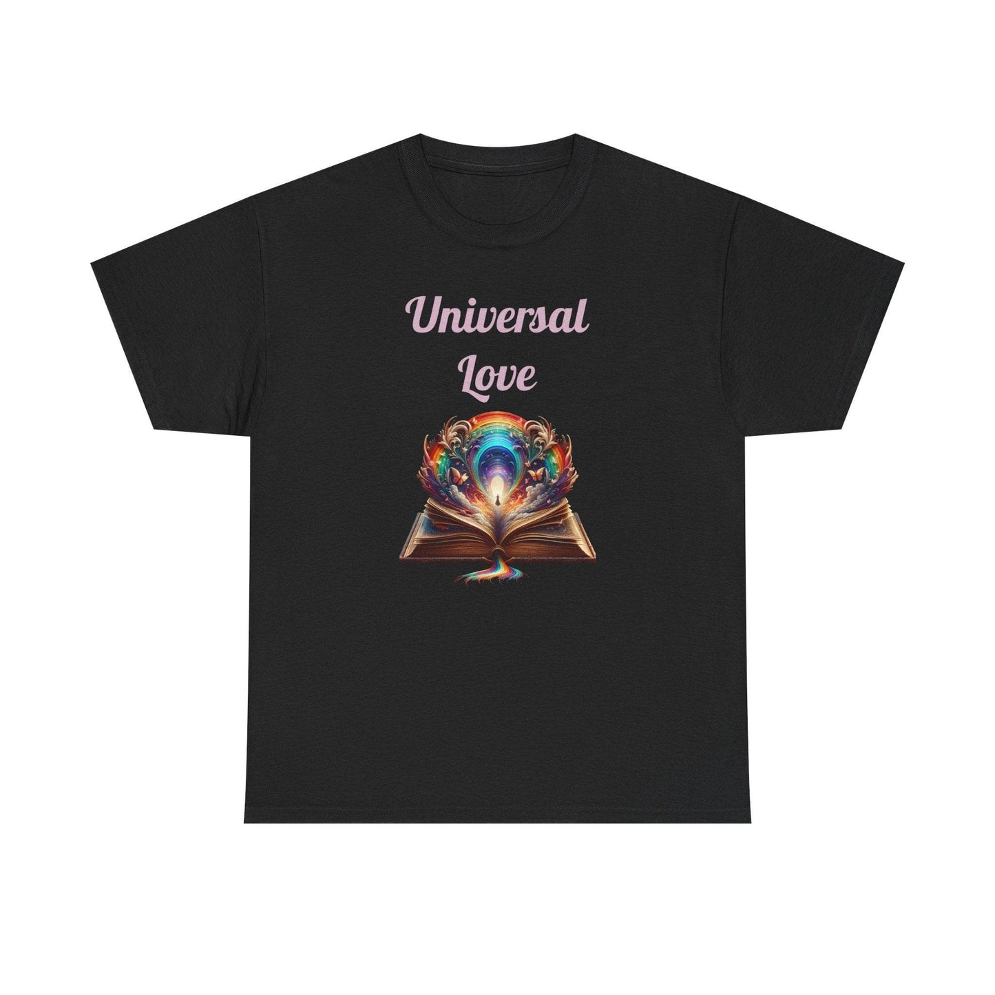 Universal Love - Graphic Tee - Unisex Heavy Cotton T-Shirt Queer Romance Books - The Dreamer's Bookshop.