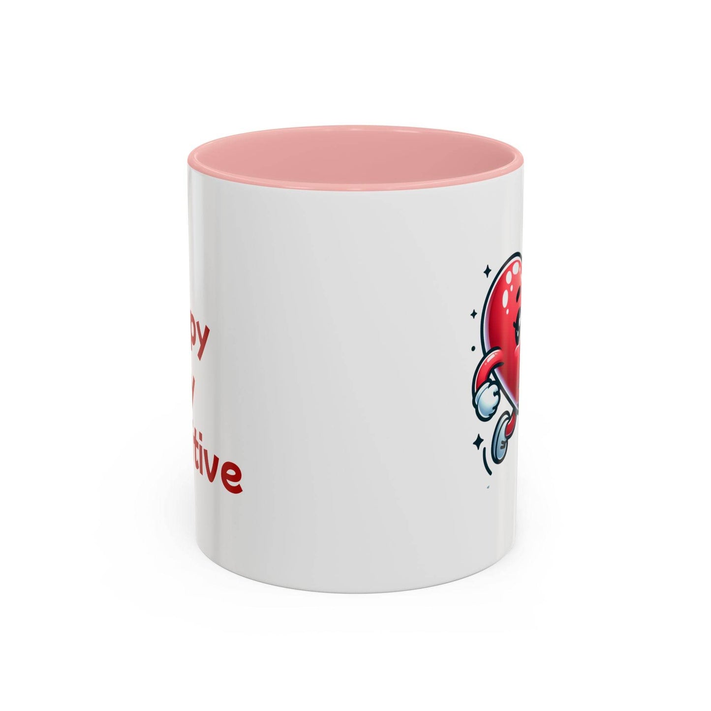 Cute Heart Character Coffee Mug - 11 & 15oz - The Dreamer's Bookshop.