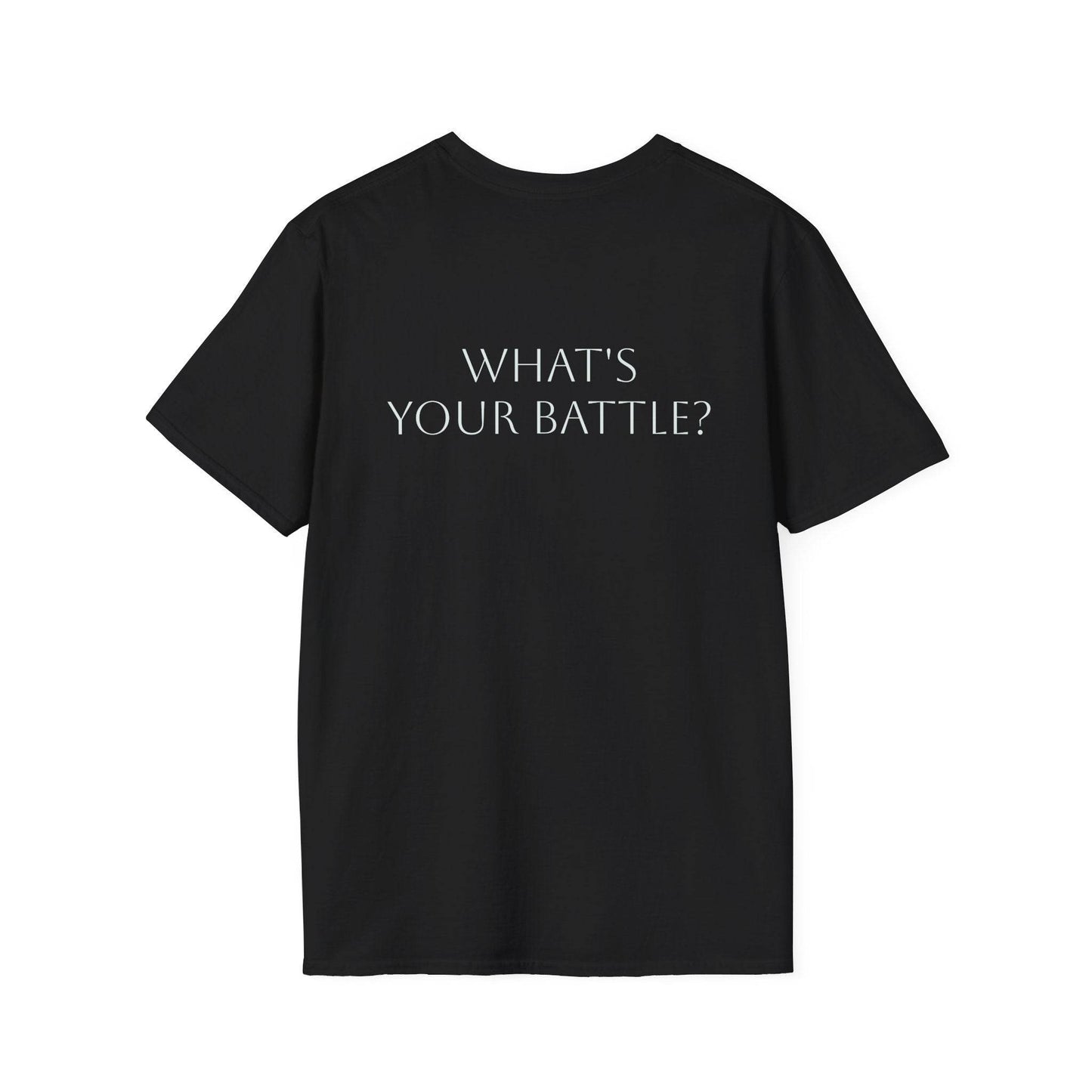Anxiety Warrior Unisex Softstyle T-Shirt - What's Your Battle? - The Dreamer's Bookshop.