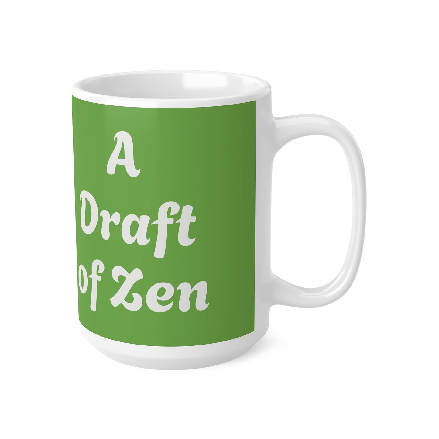 Inspiring Ceramic Coffee Mug - 'A Draft of Zen' - Perfect Gift for Coffee Lovers - The Dreamer's Bookshop.