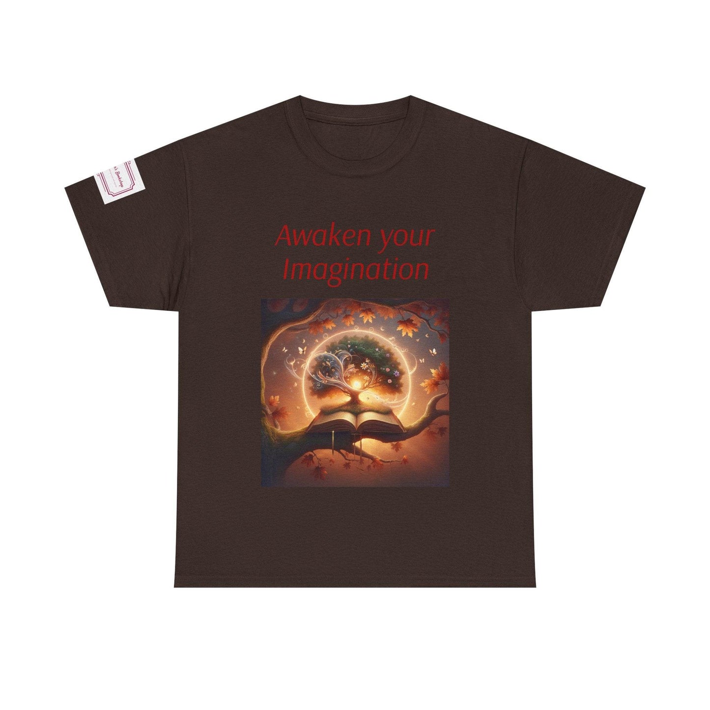Unisex Imagination Tee - Awaken Your Creativity - Perfect Gift for Book Lovers - The Dreamer's Bookshop.