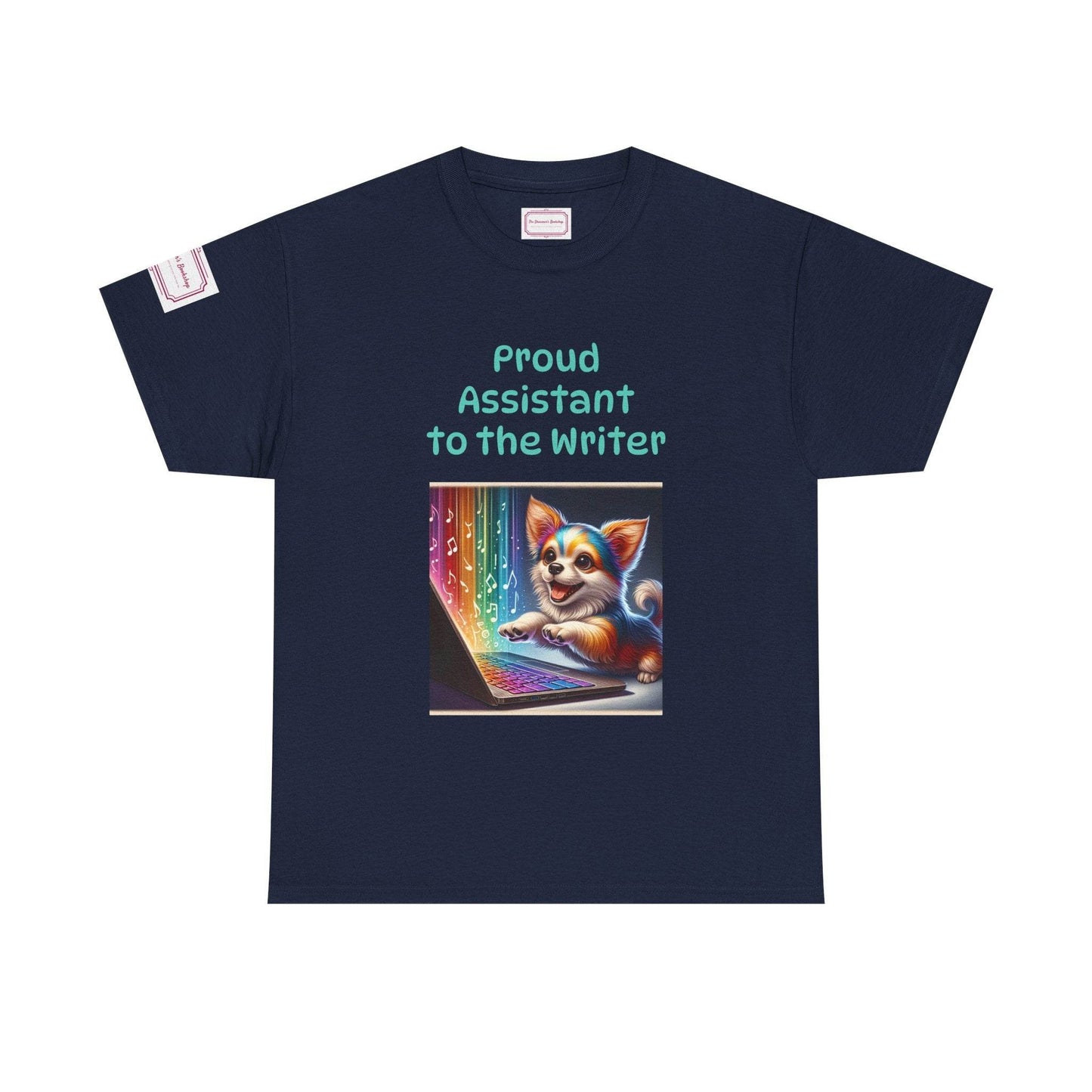 Writer Assistant - Unisex Heavy Cotton Tee - Perfect for Book Lovers - The Dreamer's Bookshop.