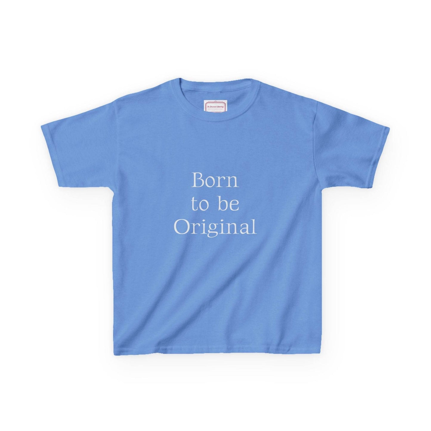 EU - Kids 'Born to be Original' Cotton Tee - Support Young Creators - The Dreamer's Bookshop.