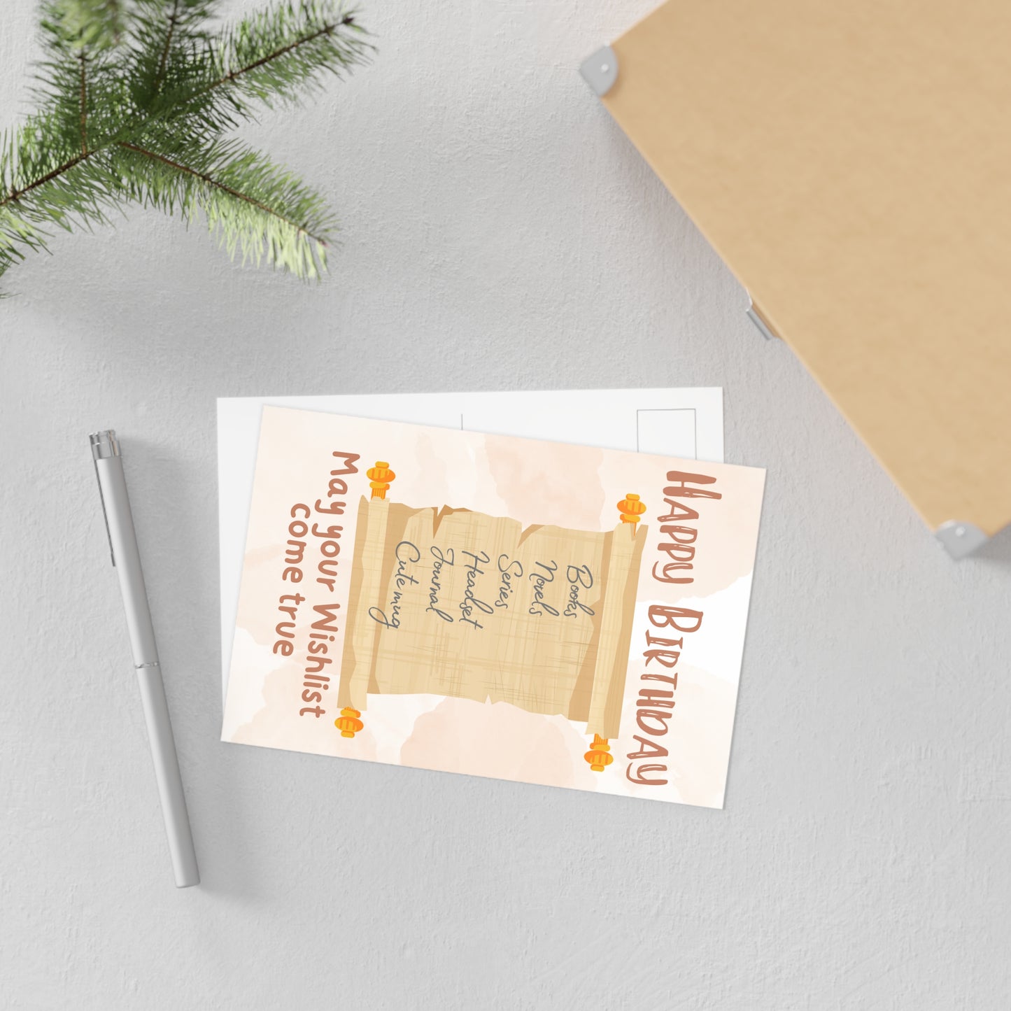 The Dreamer's Bookshop "WIshlist" Birthday Card - The Dreamer's Bookshop.