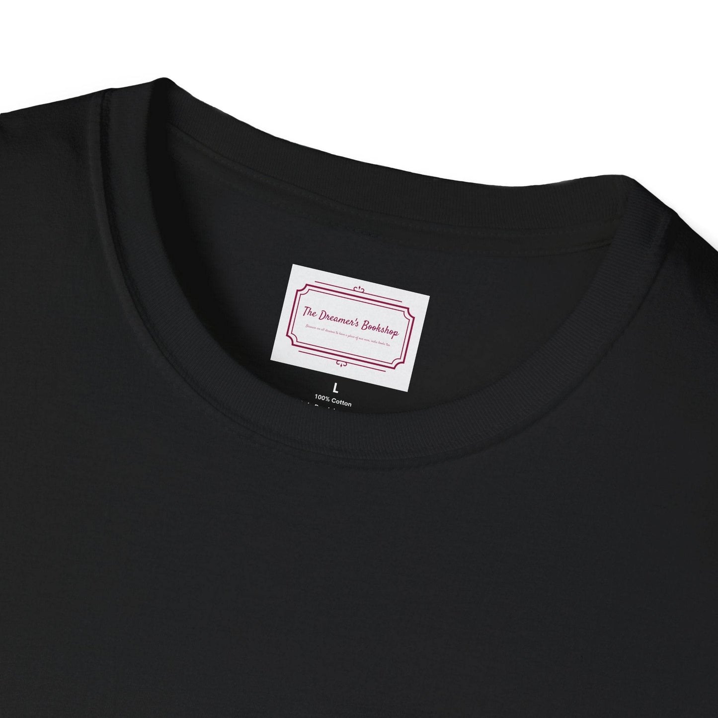 Inspirational Unisex Softstyle T-Shirt - Only those who never dare - The Dreamer's Bookshop.